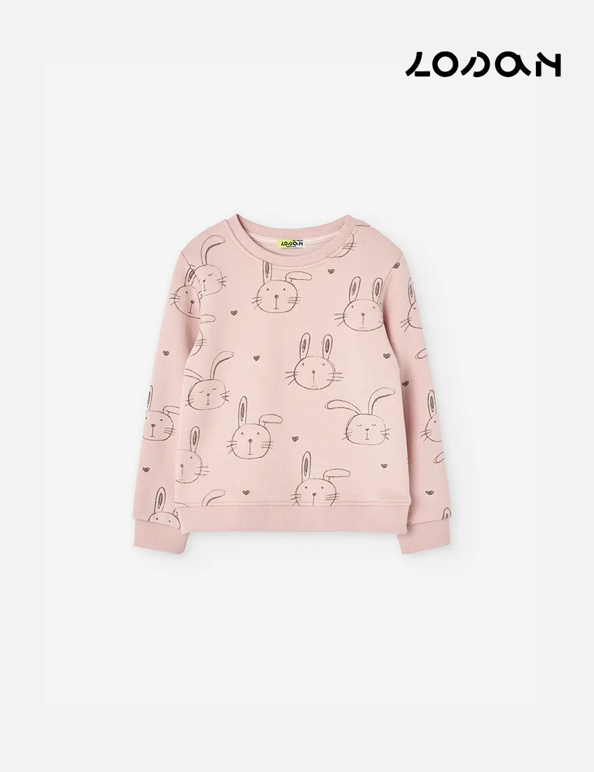 Sudadera Rosa Conejitos