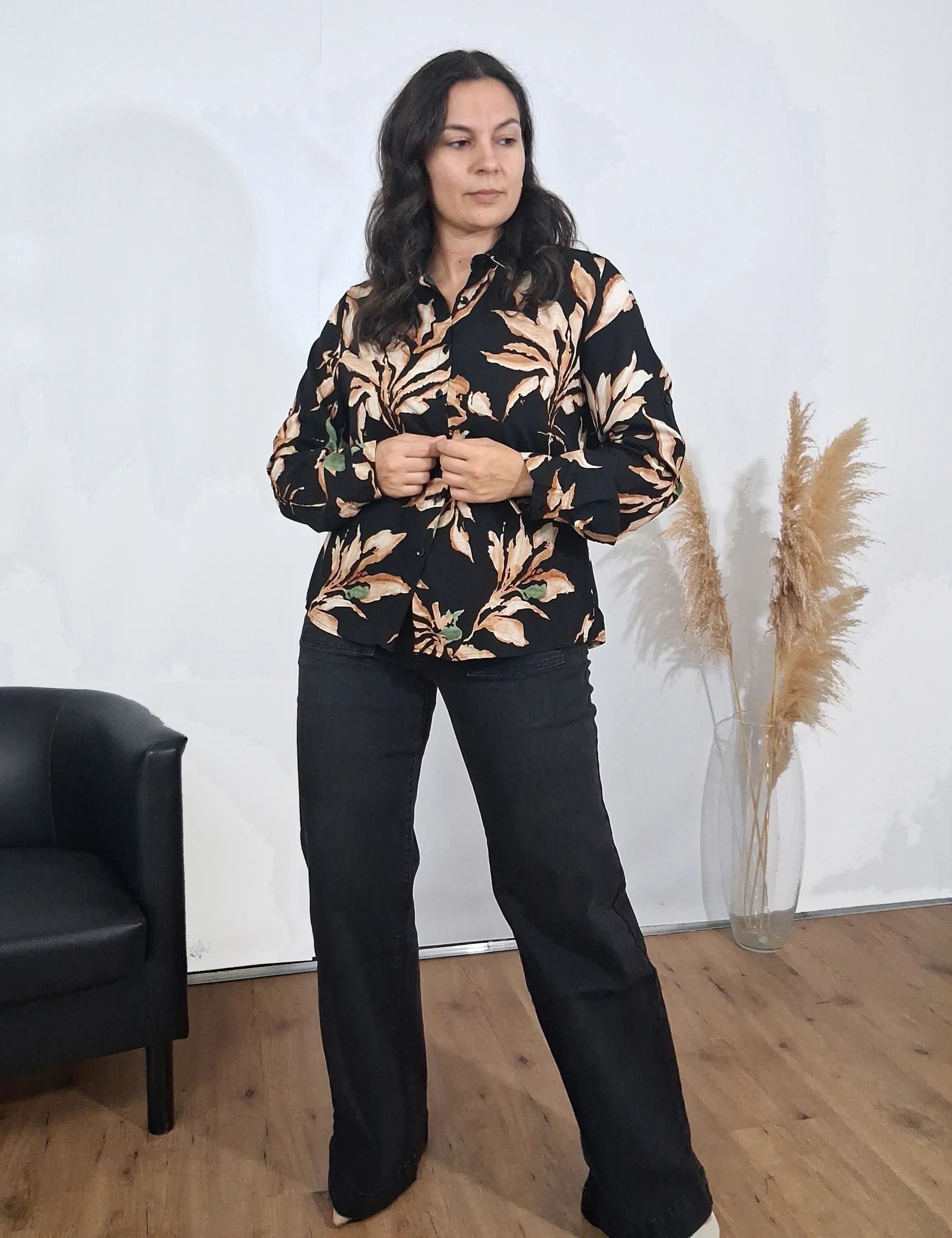 Camisa Estampada Flores