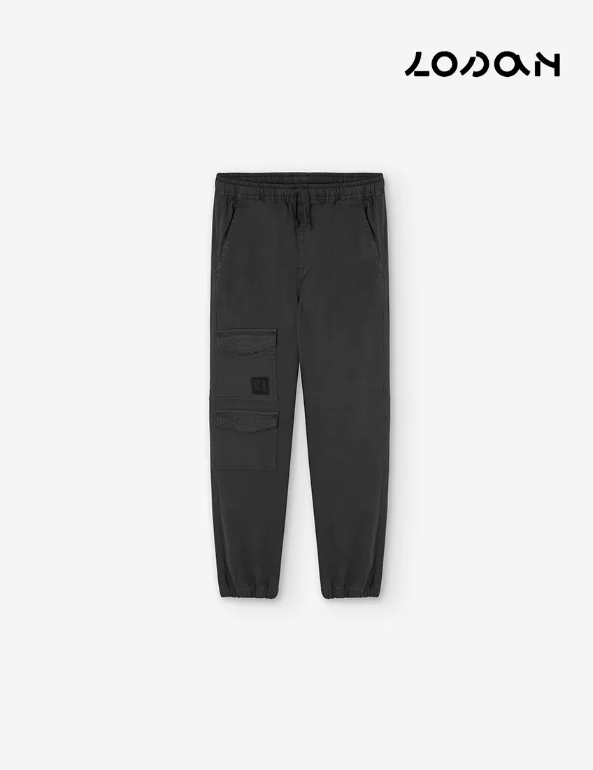 Jogger Cargo Gris Oscuro