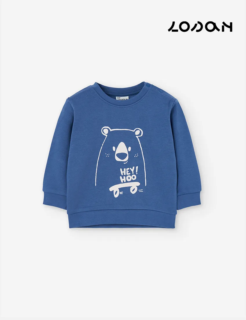 Sudadera Osito Azul