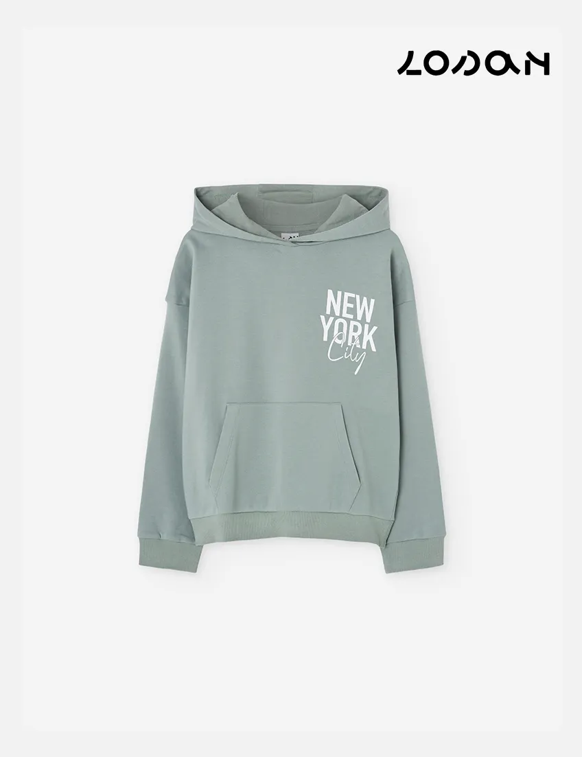 Sudadera New York Turquesa