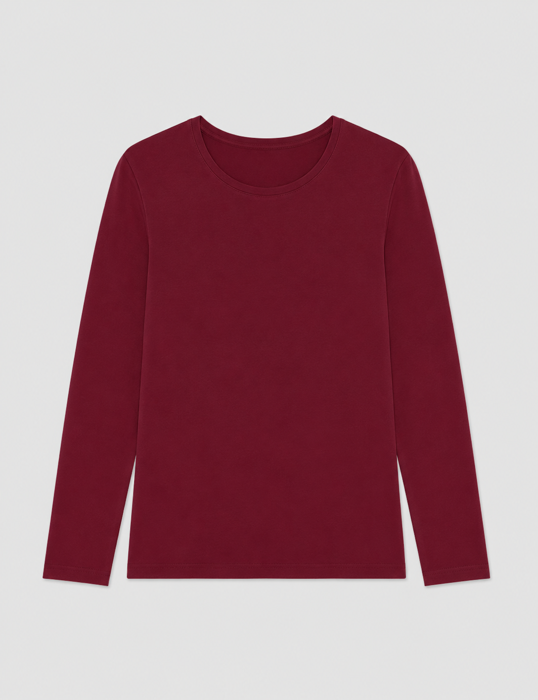 Camiseta Manga Larga Burdeos