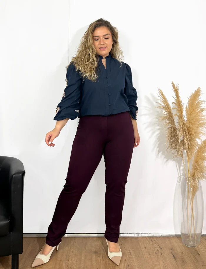 Blusa Bordado Marino - Imagen 4