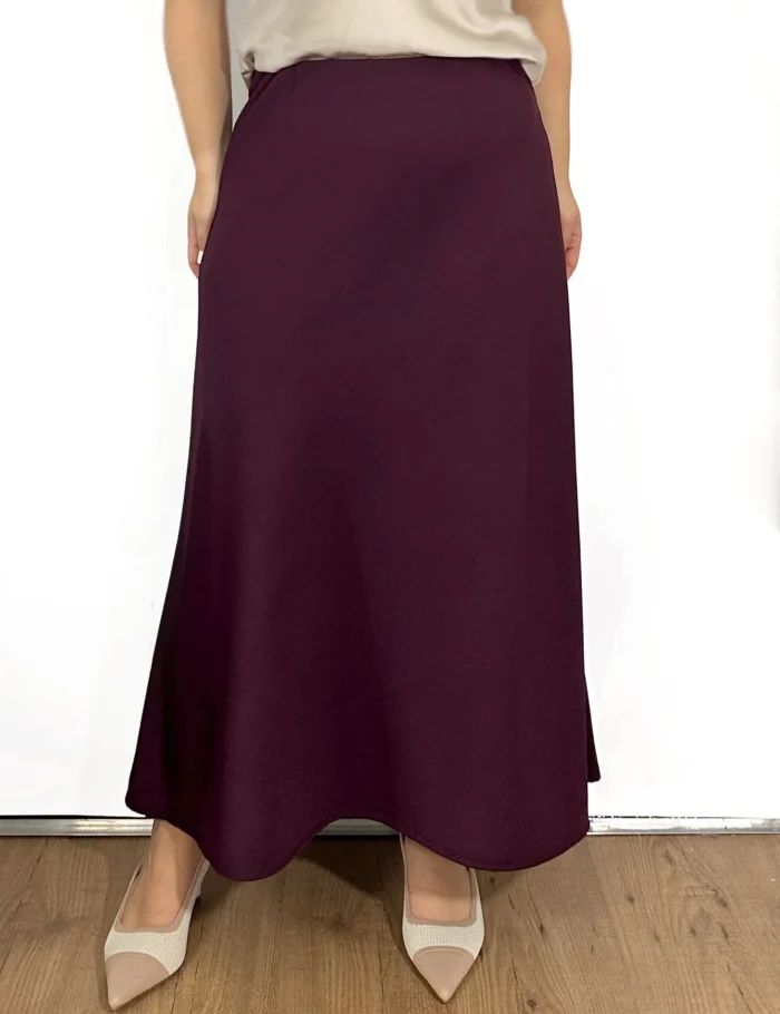 Falda Maxi Berenjena