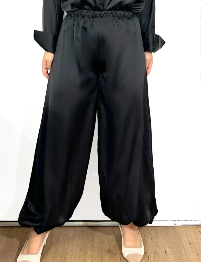 Pantalón Bombacho Negro - Imagen 2
