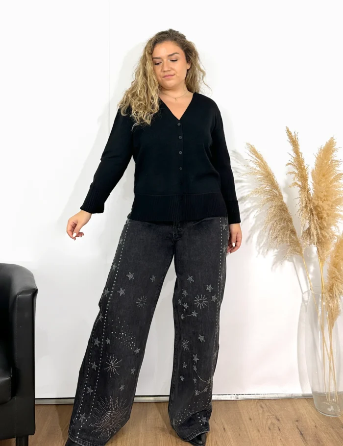 Chaqueta Punto Negra
