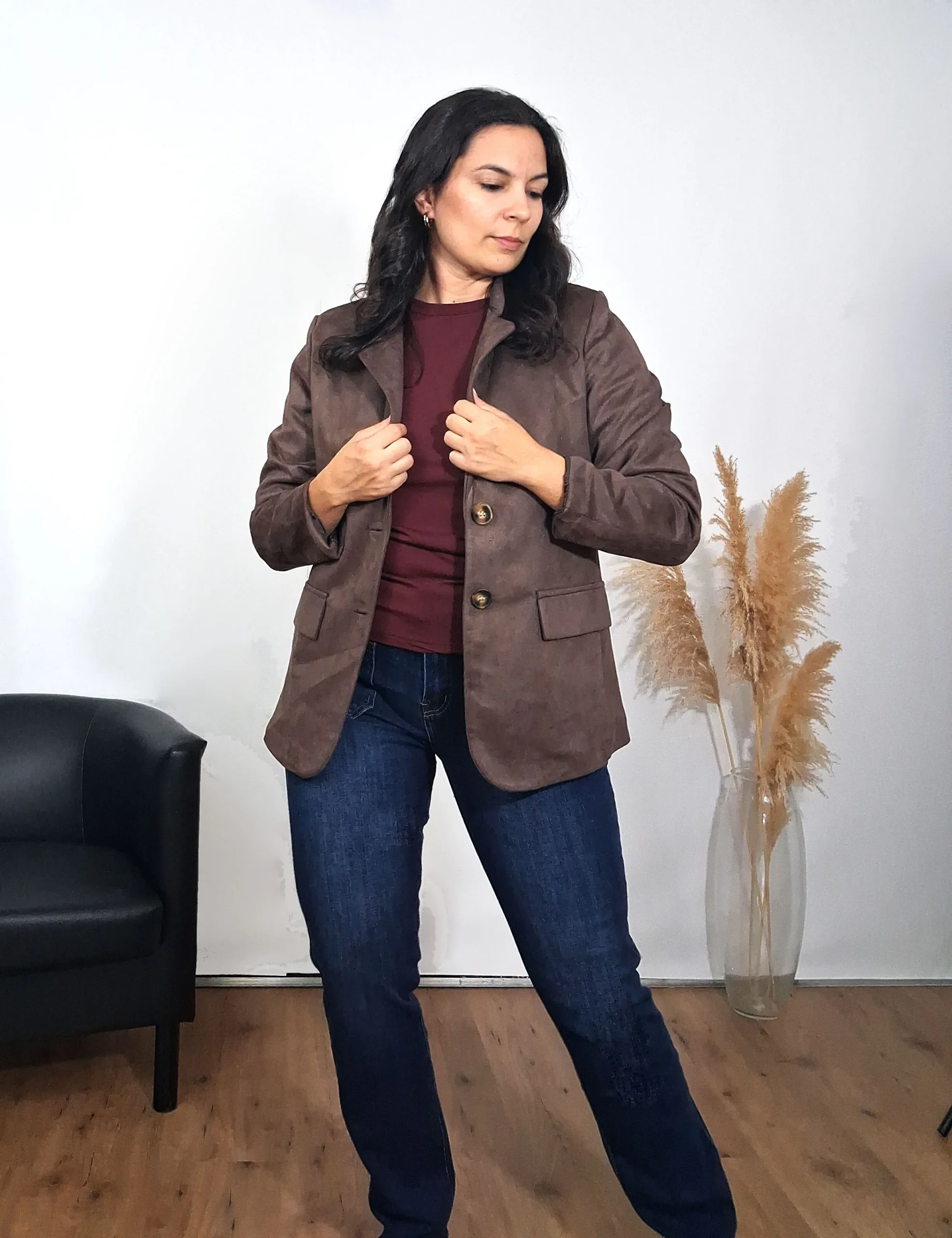 Americana Antelina Marrón