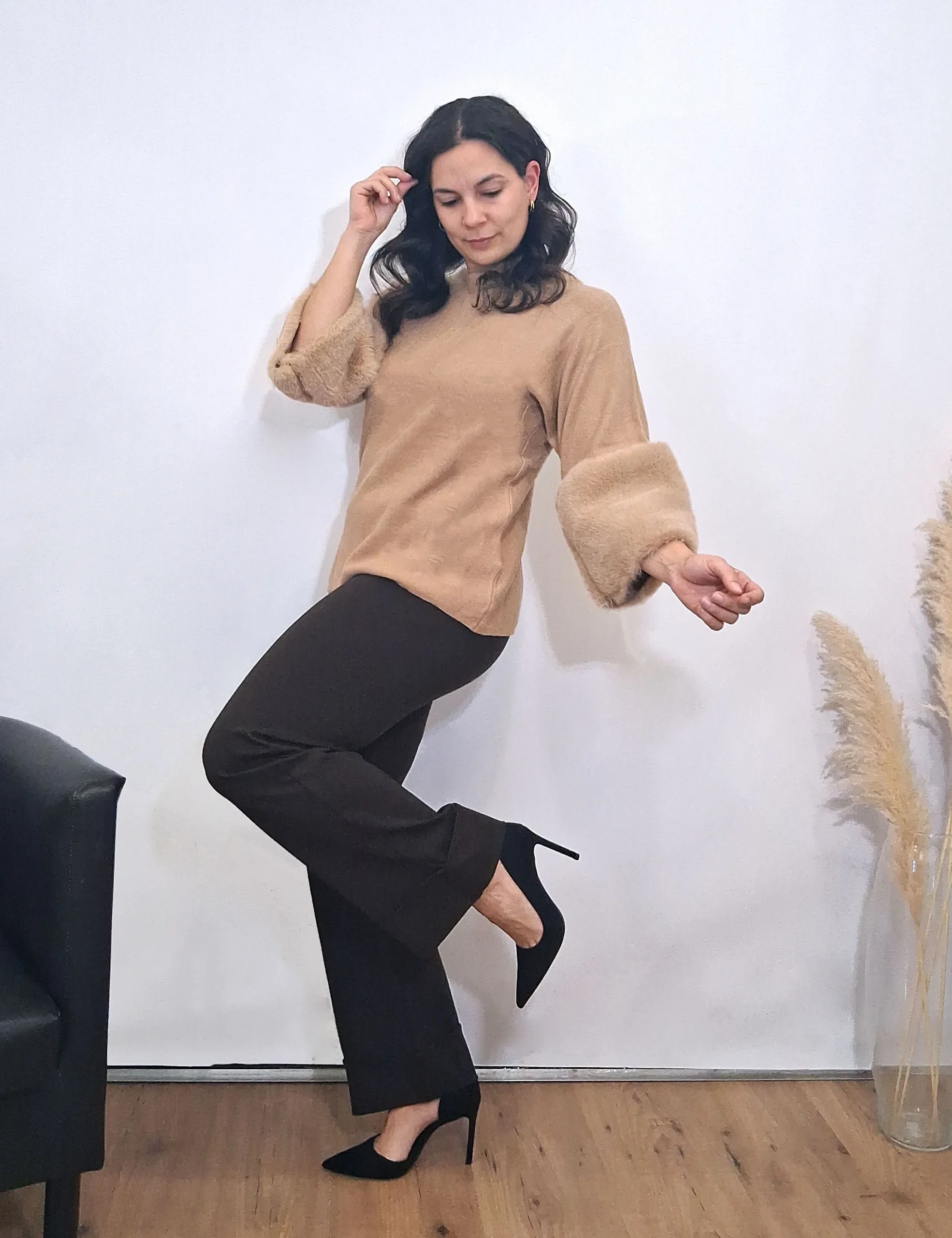 Jersey Manga Pelo Camel