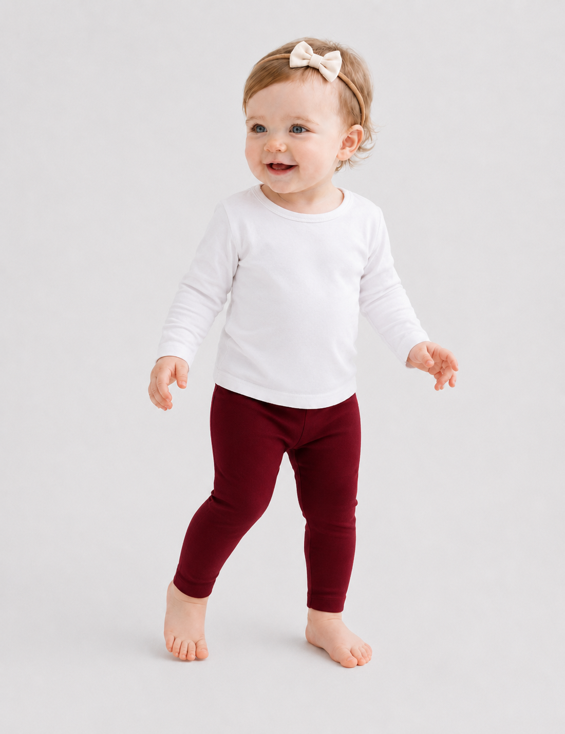 Legging Rib Burdeos