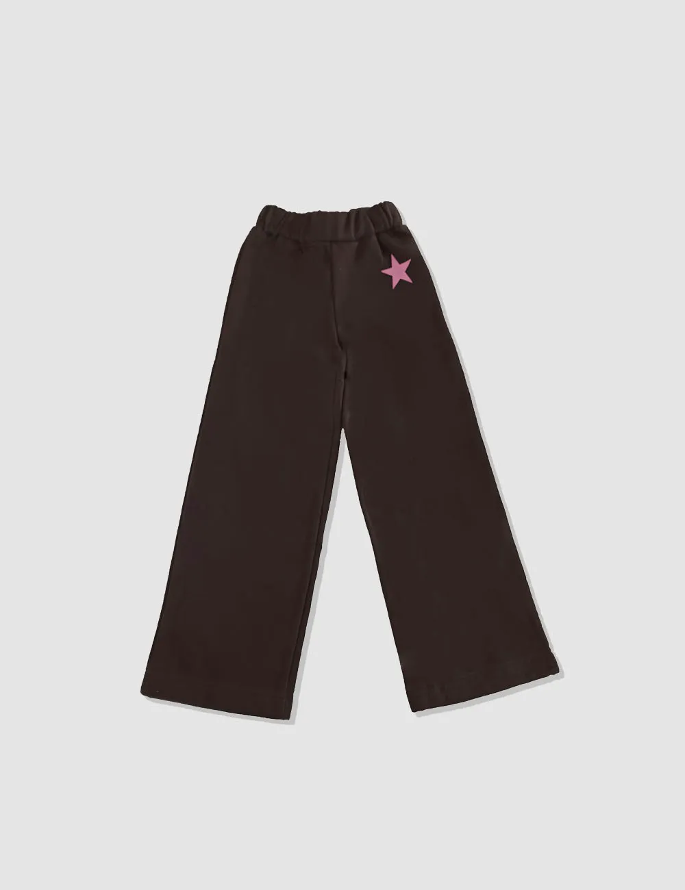 Pantalón Wide-leg Marrón Estrella