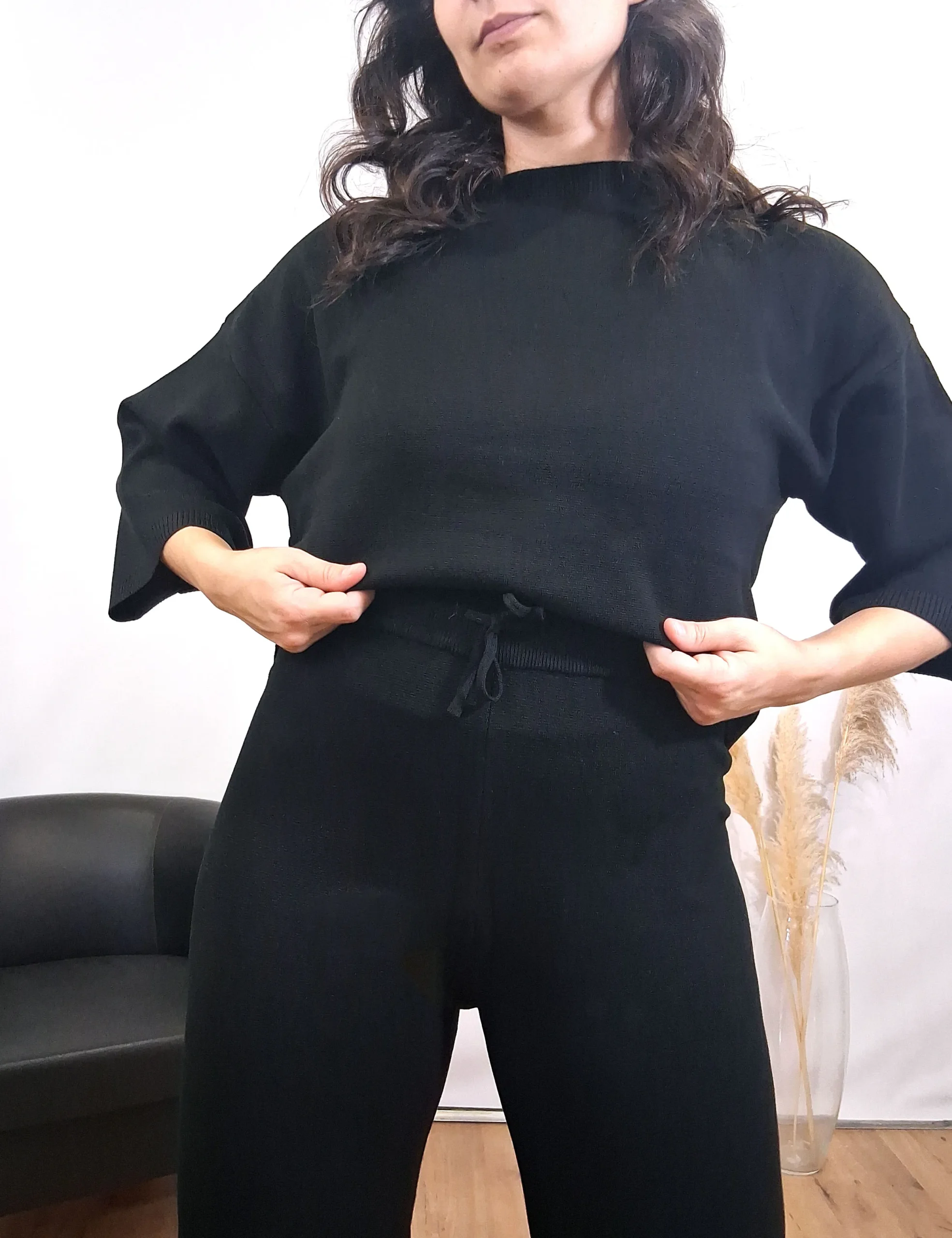 Alternative view of Conjunto Punto Botones Negro