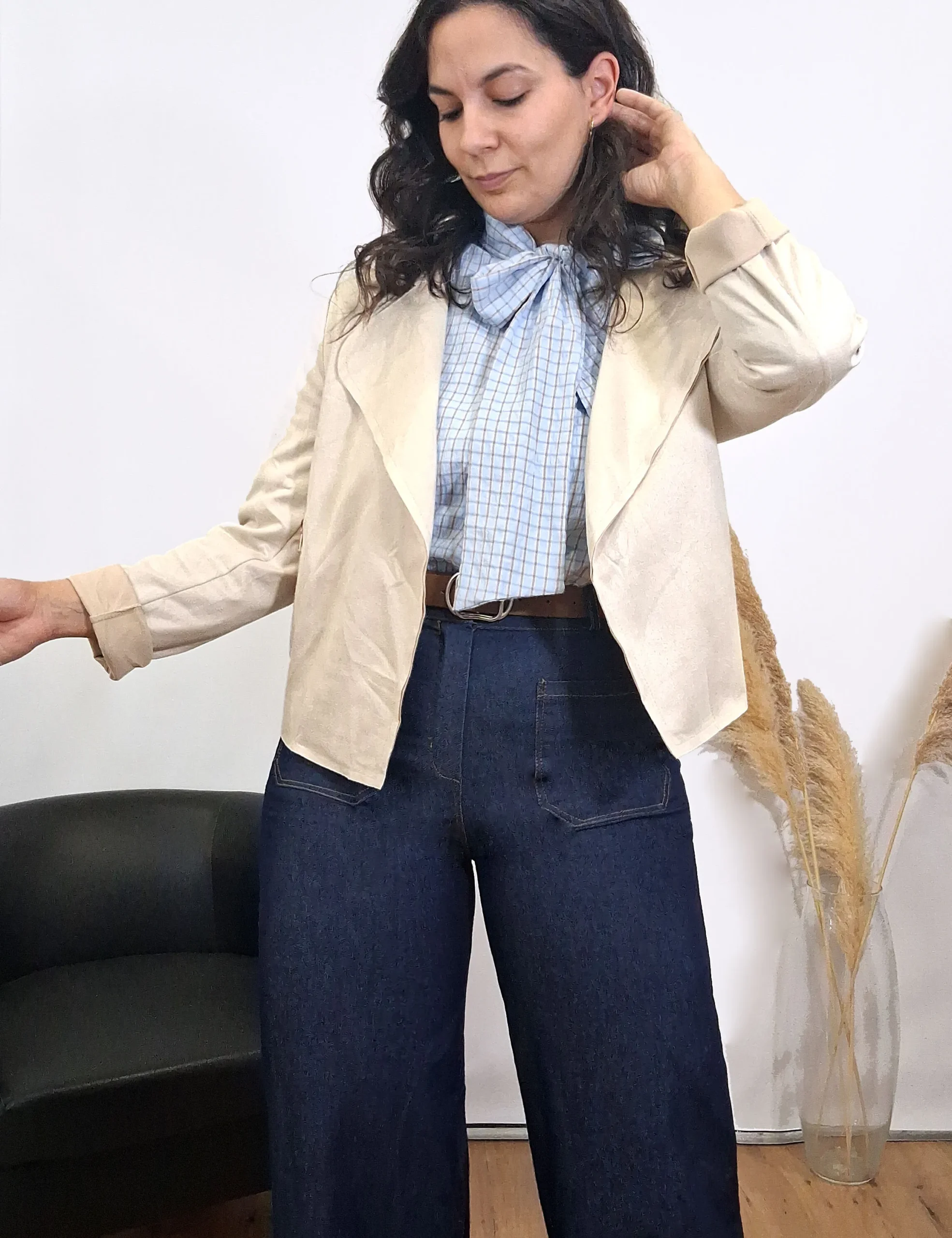 Alternative view of Biker Antelina Crema