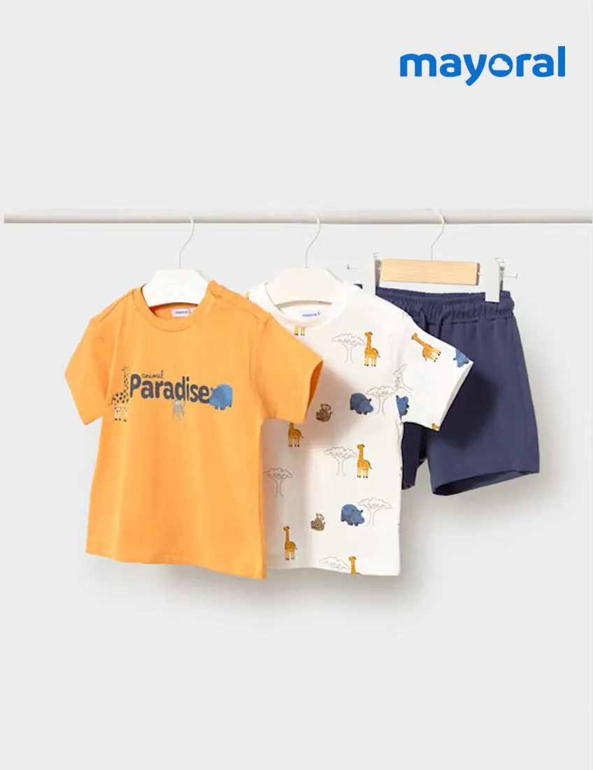 Alternative view of Camiseta Paradise Mostaza