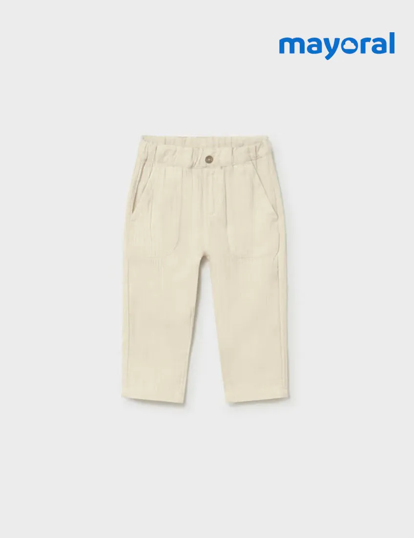 Pantalón Bambula Crudo