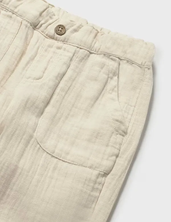 Alternative view of Pantalón Bambula Crudo