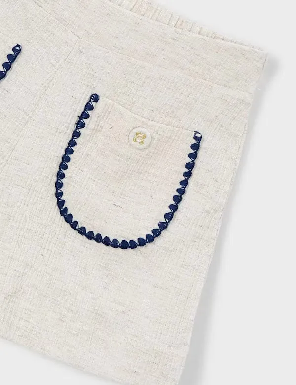 Alternative view of Short Bolsillos Lino