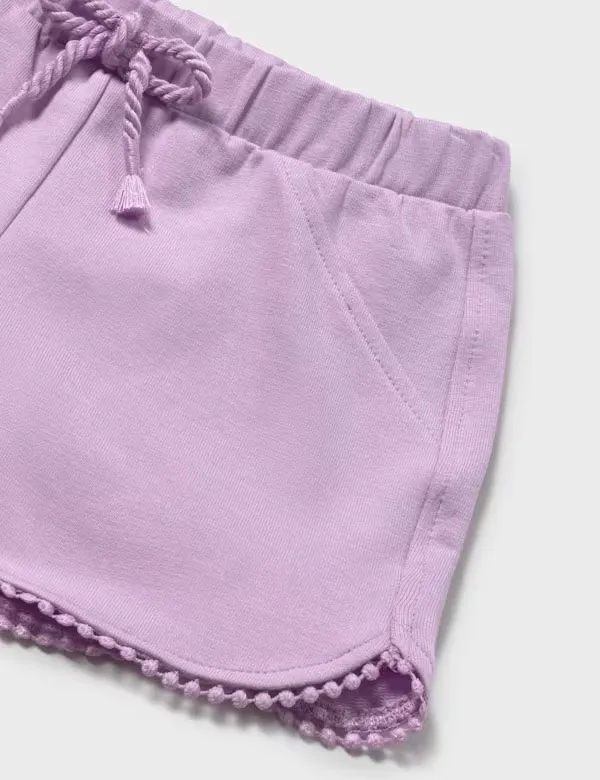 Alternative view of Short Felpa Lila