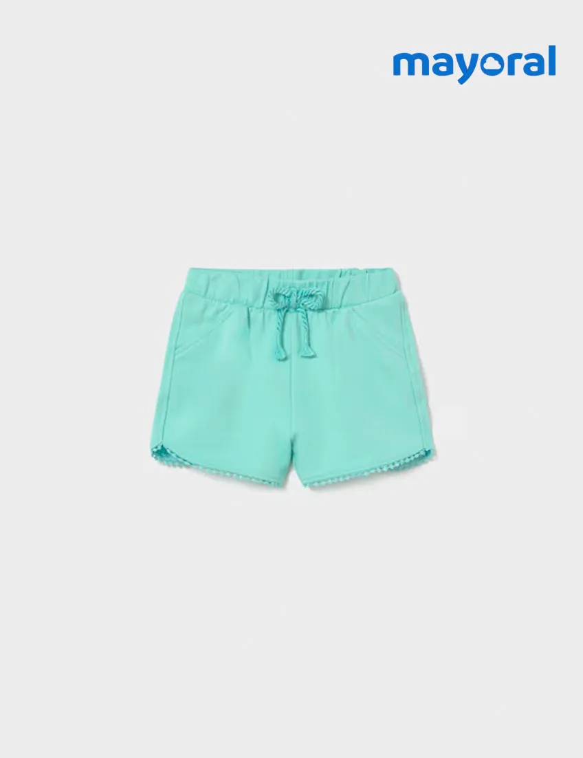 Short Felpa Turquesa