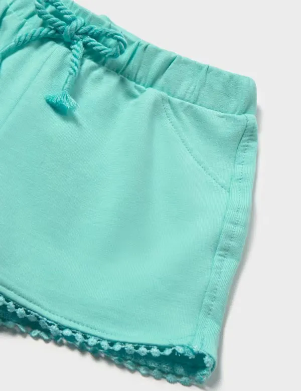 Alternative view of Short Felpa Turquesa