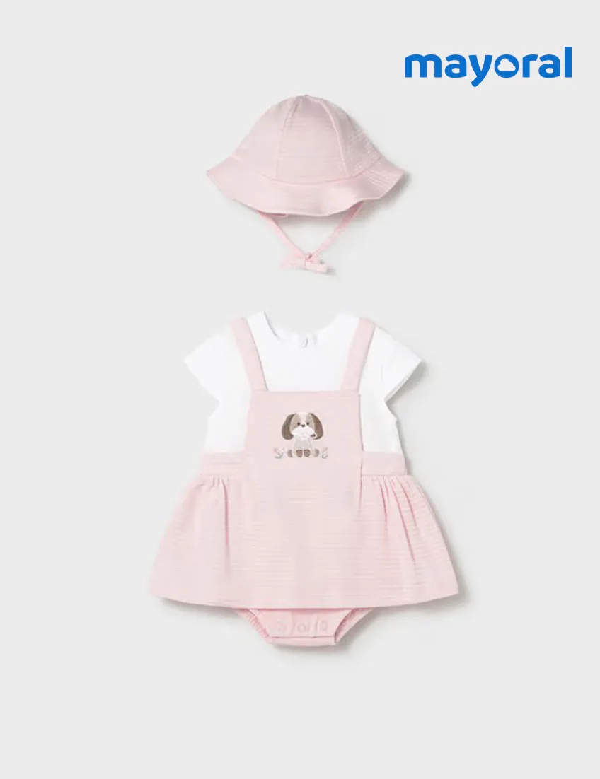 Pelele Bebé Falda Perrito