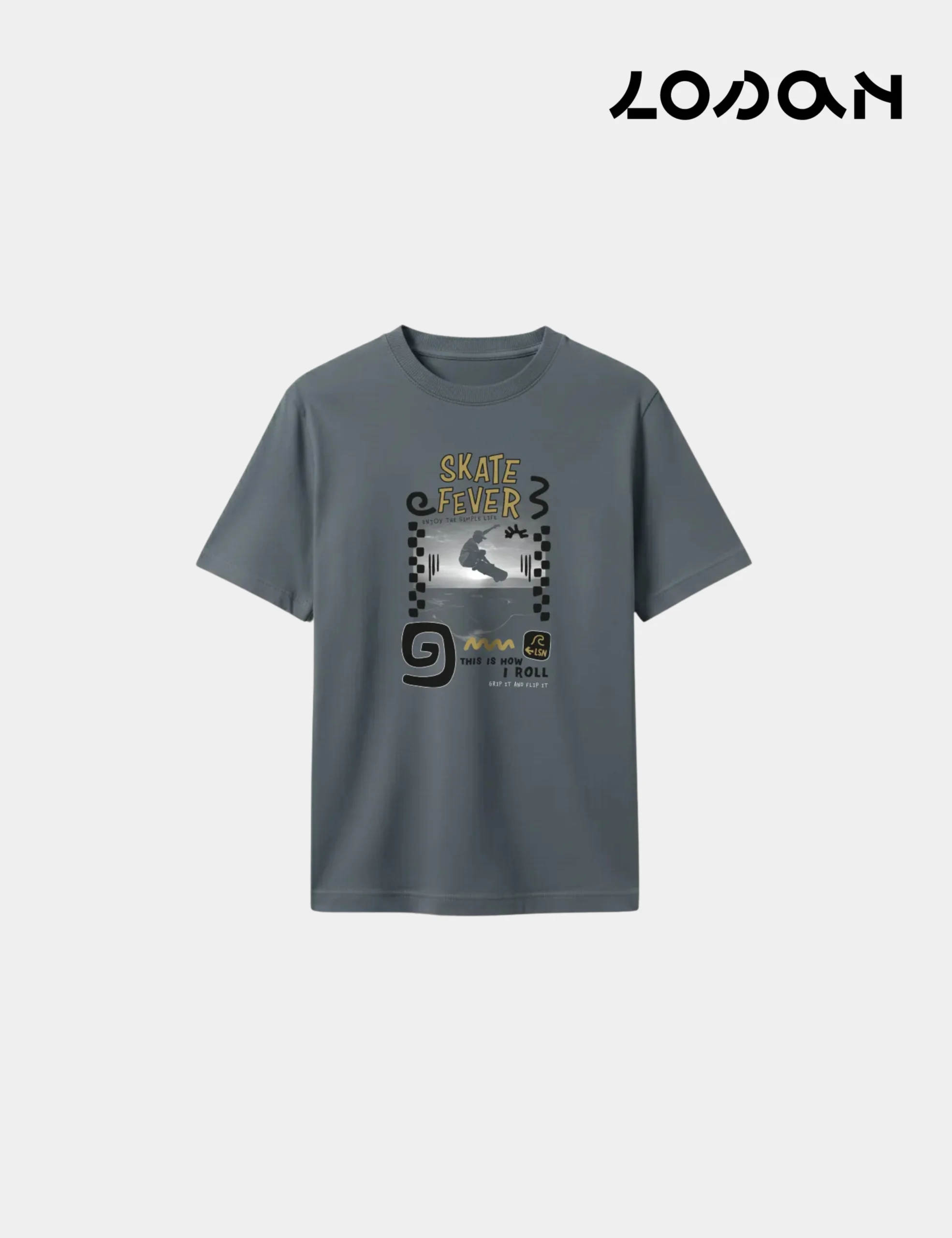 Camiseta Azul Skate