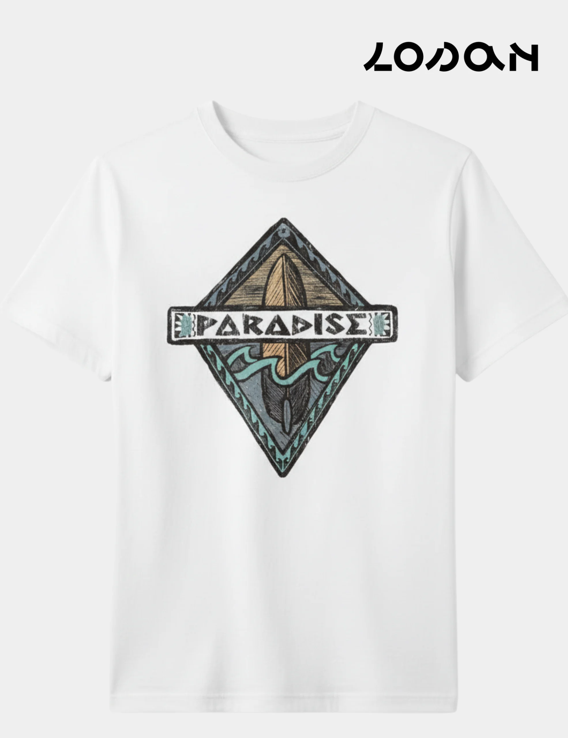 Camiseta Blanca Paradise