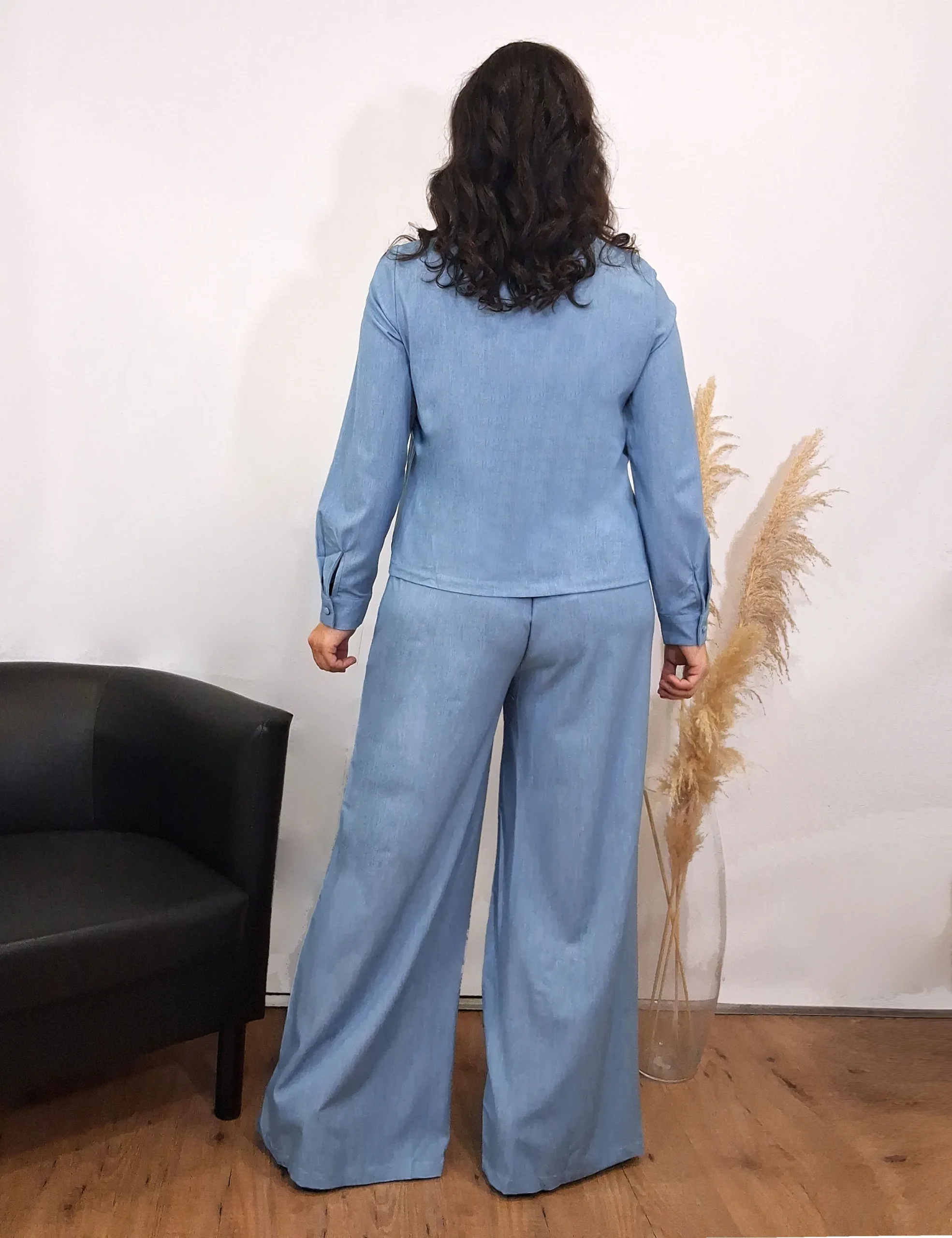 Alternative view of Camisa Denim Claro