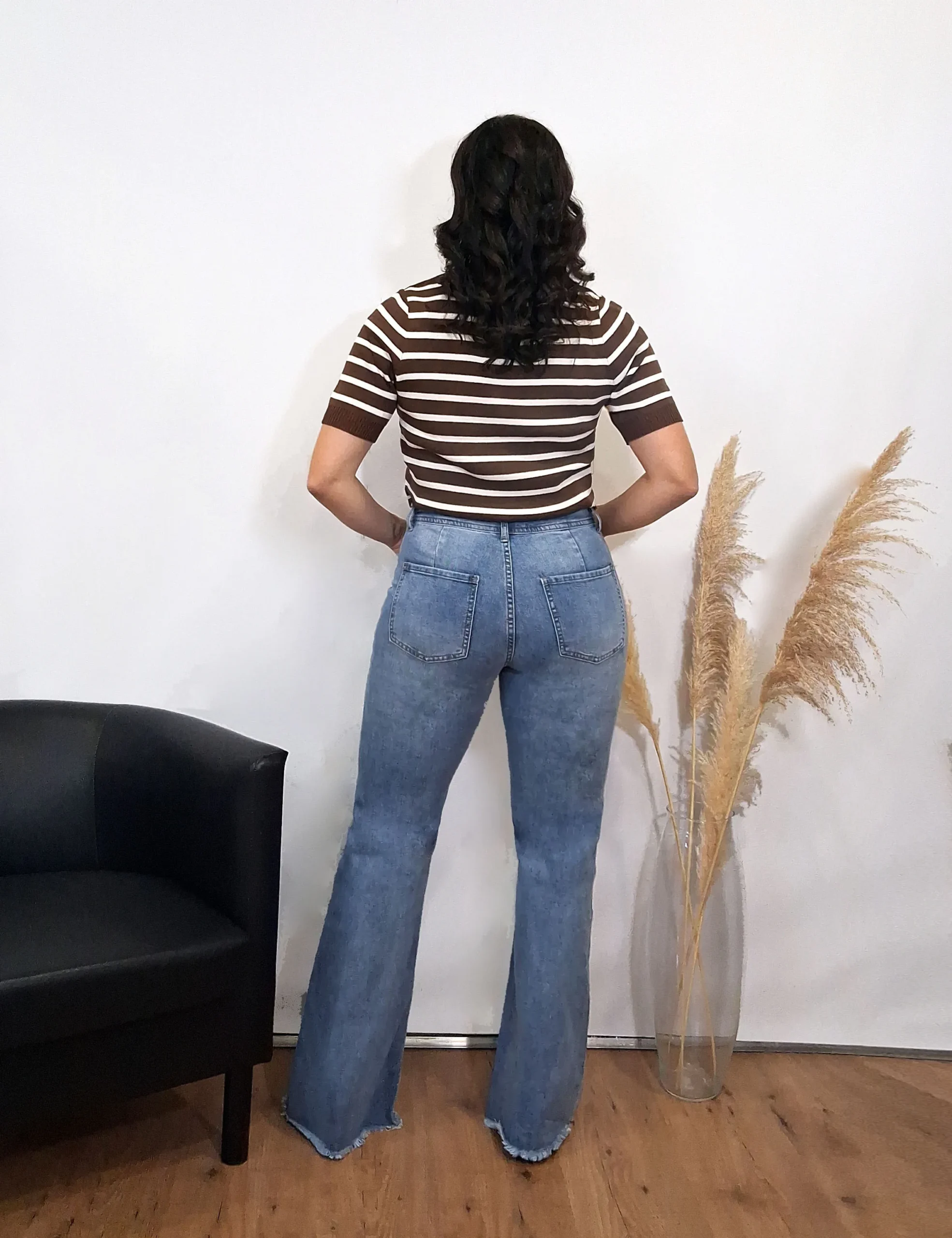 Alternative view of Jeans Campana Flecos