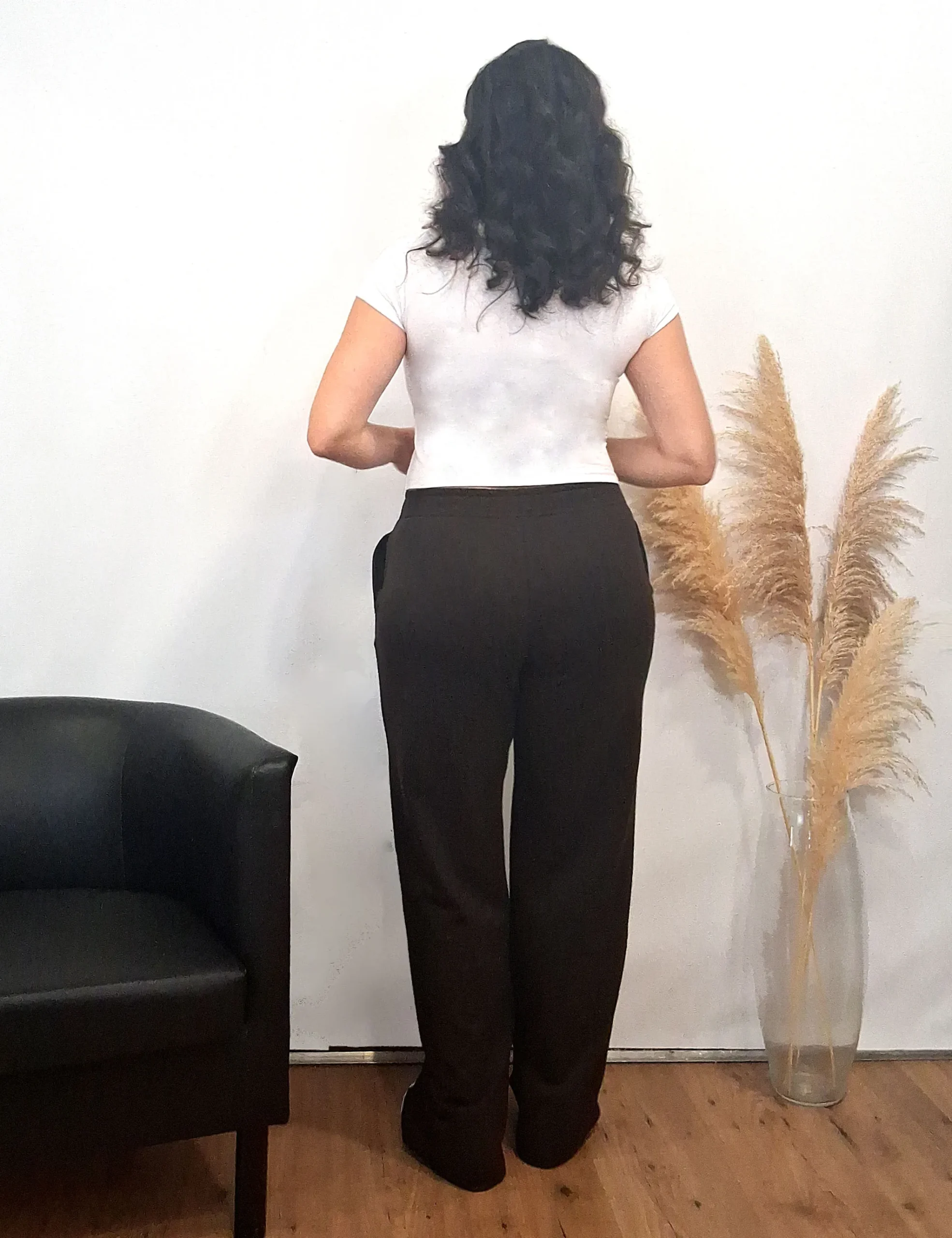 Alternative view of Camiseta Escote V Blanca