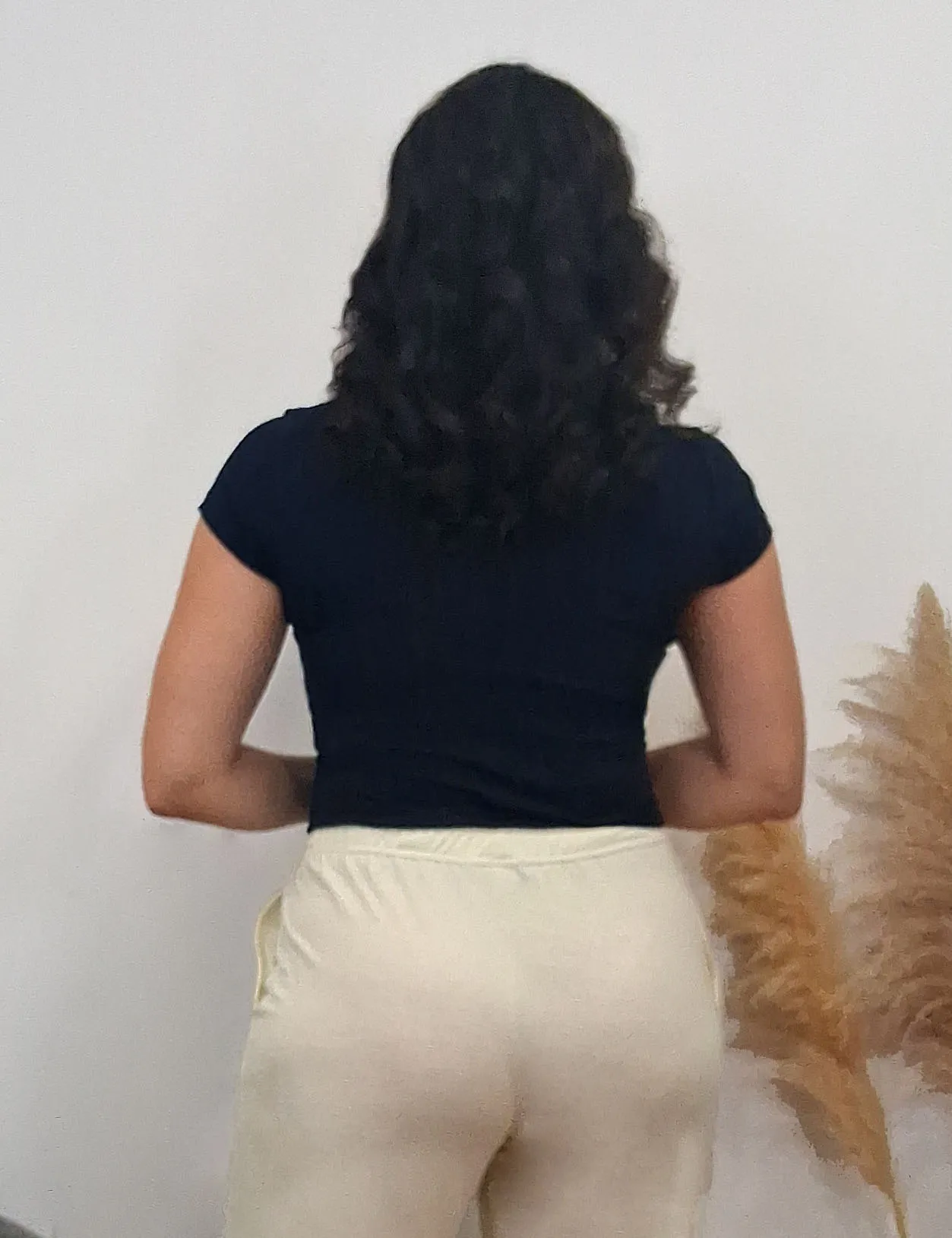 Alternative view of Camiseta Escote V Marino