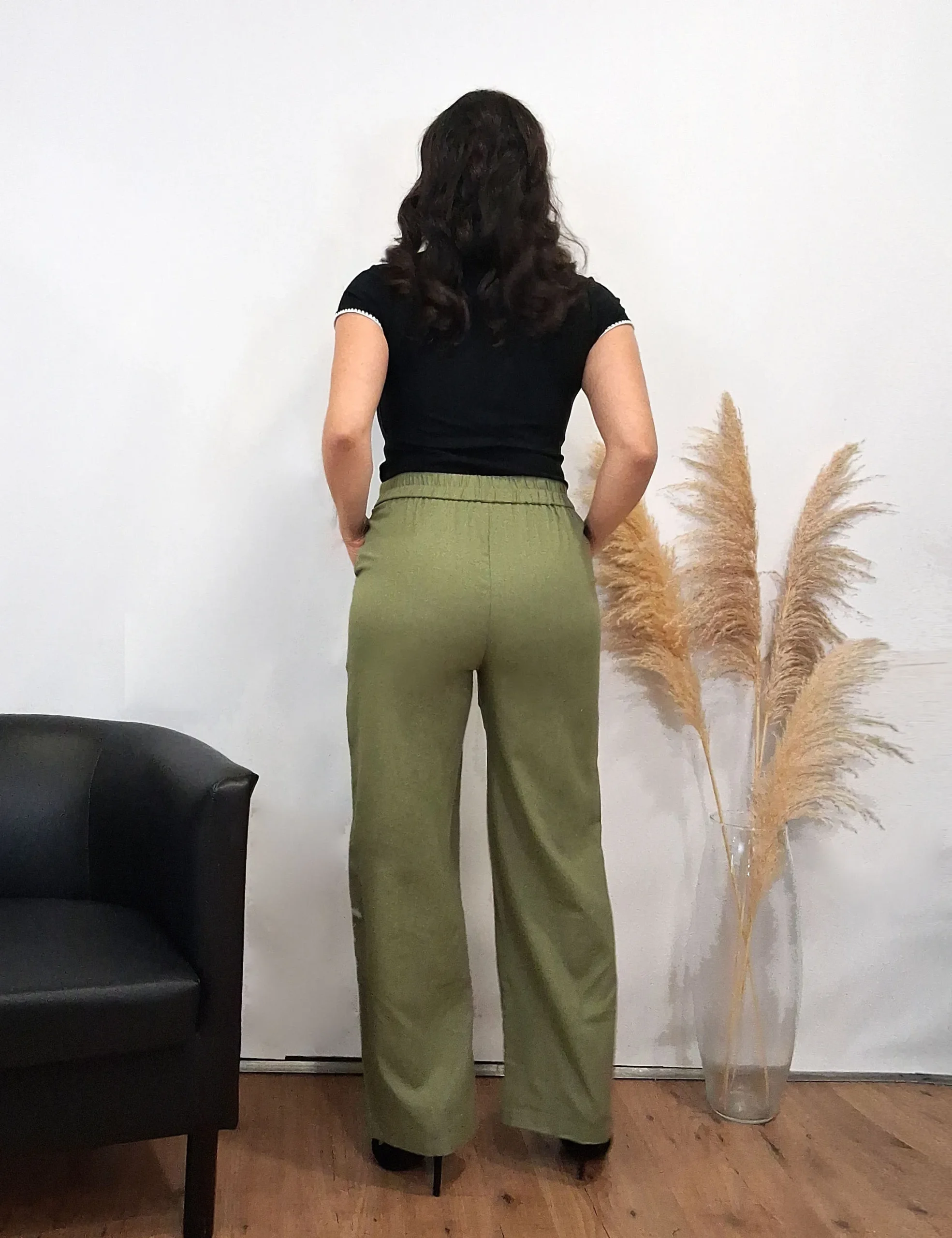 Alternative view of Pantalón Lino Kaki