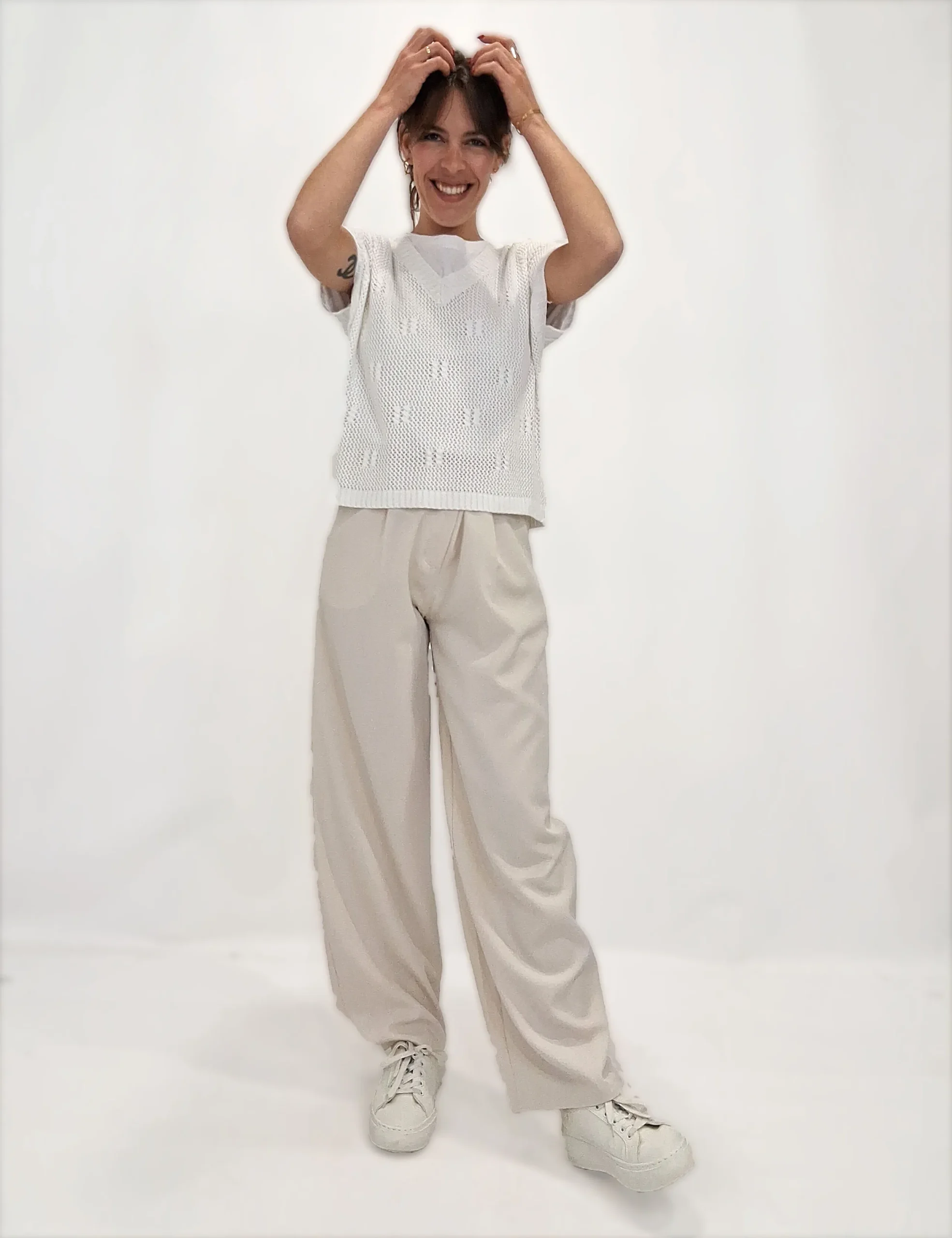 Jersey Calado Blanco