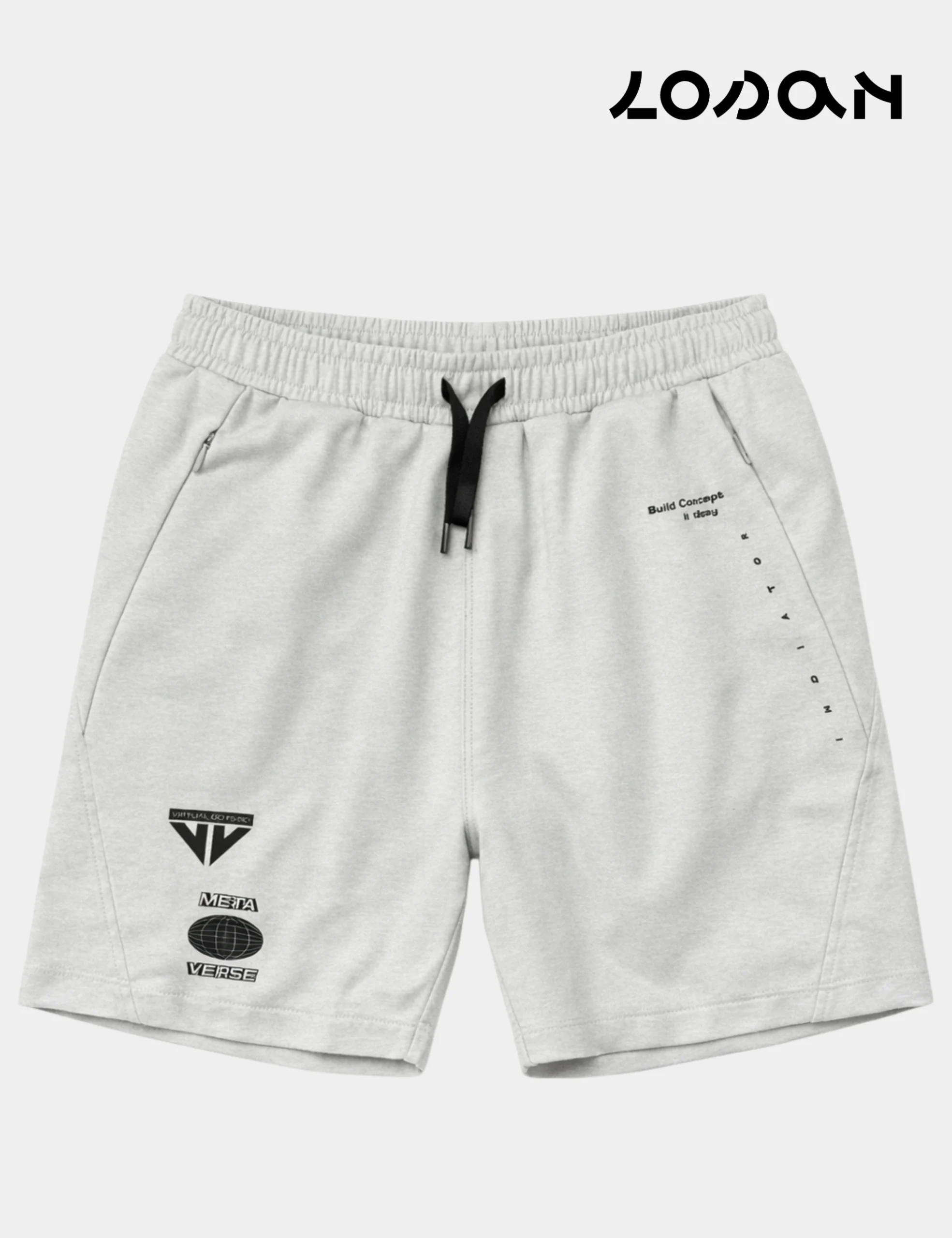 Bermuda Cordones Metaverso Gris