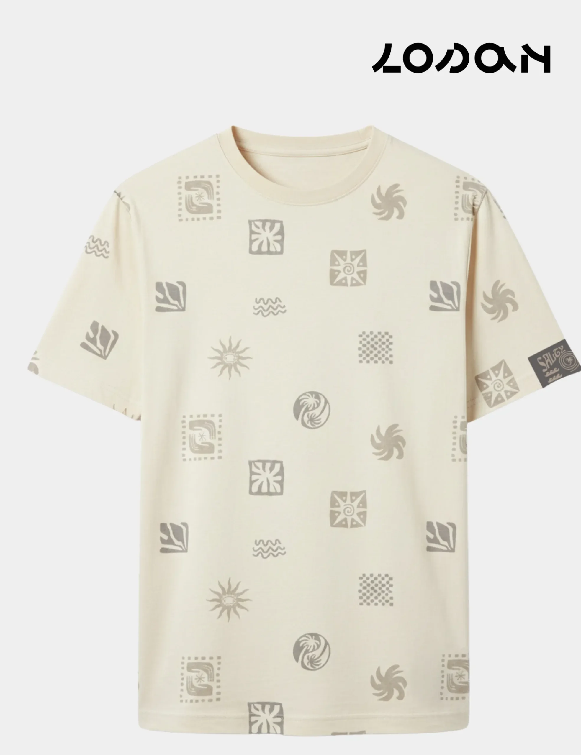 Camiseta Beis Étnica