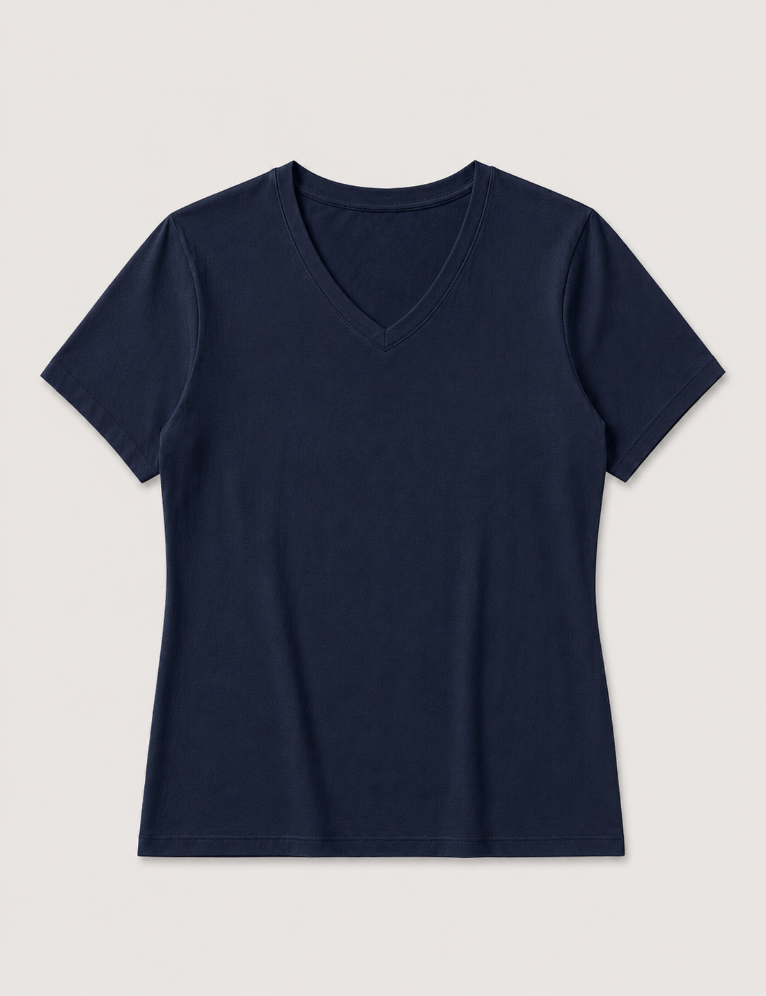Camiseta Cuello Pico Marino