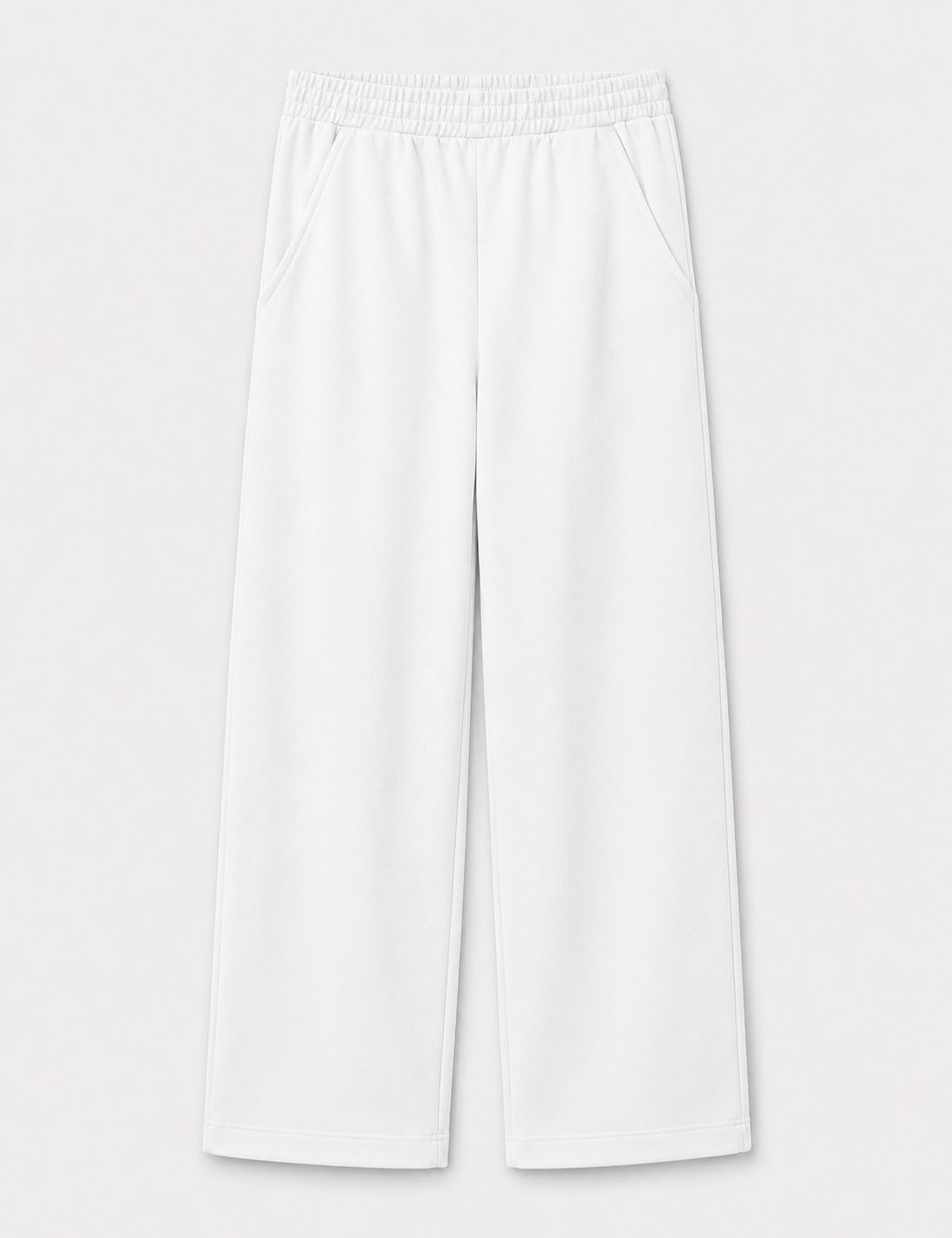 Pantalón Wide-Leg Blanco