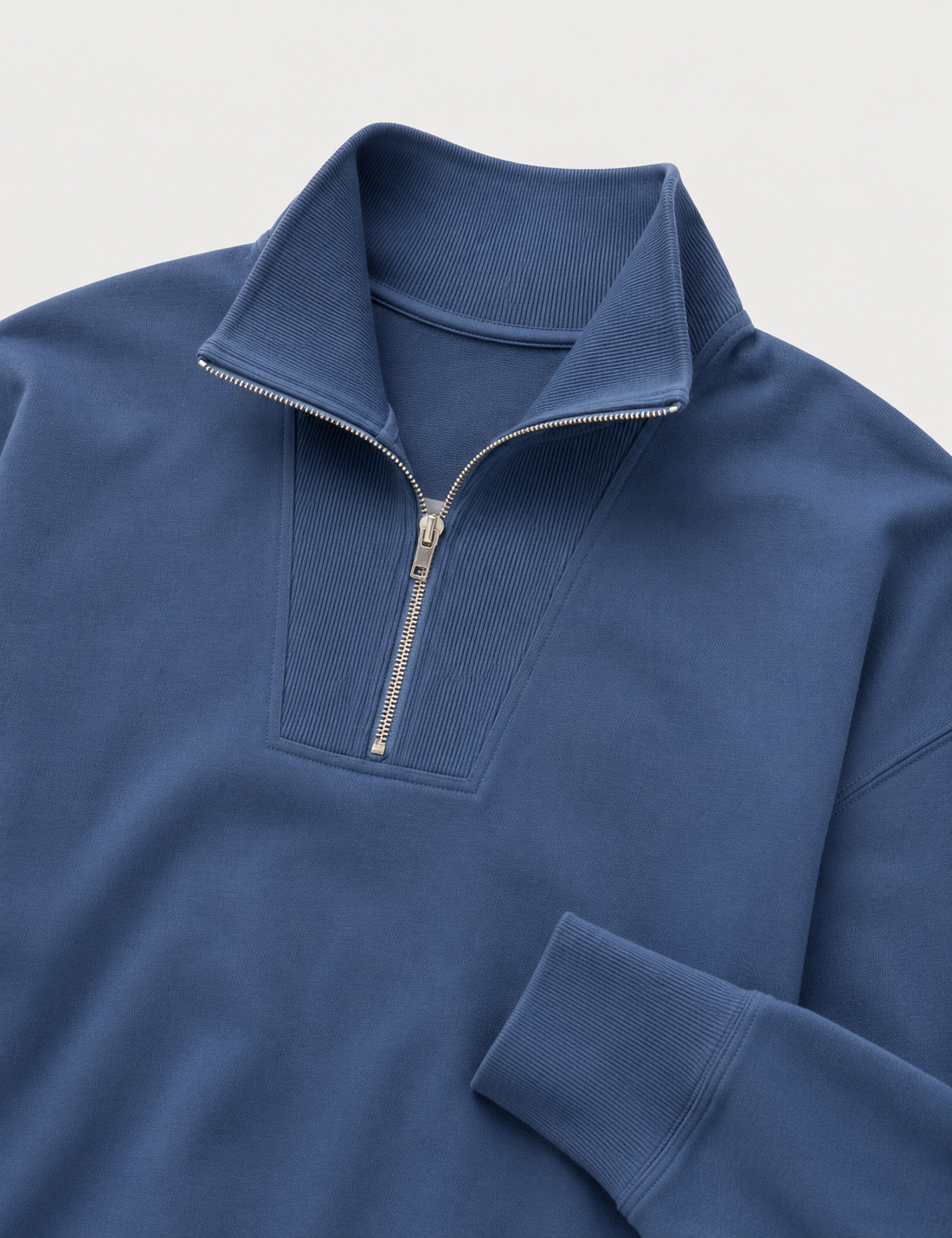 Alternative view of Sudadera Cremallera Azul