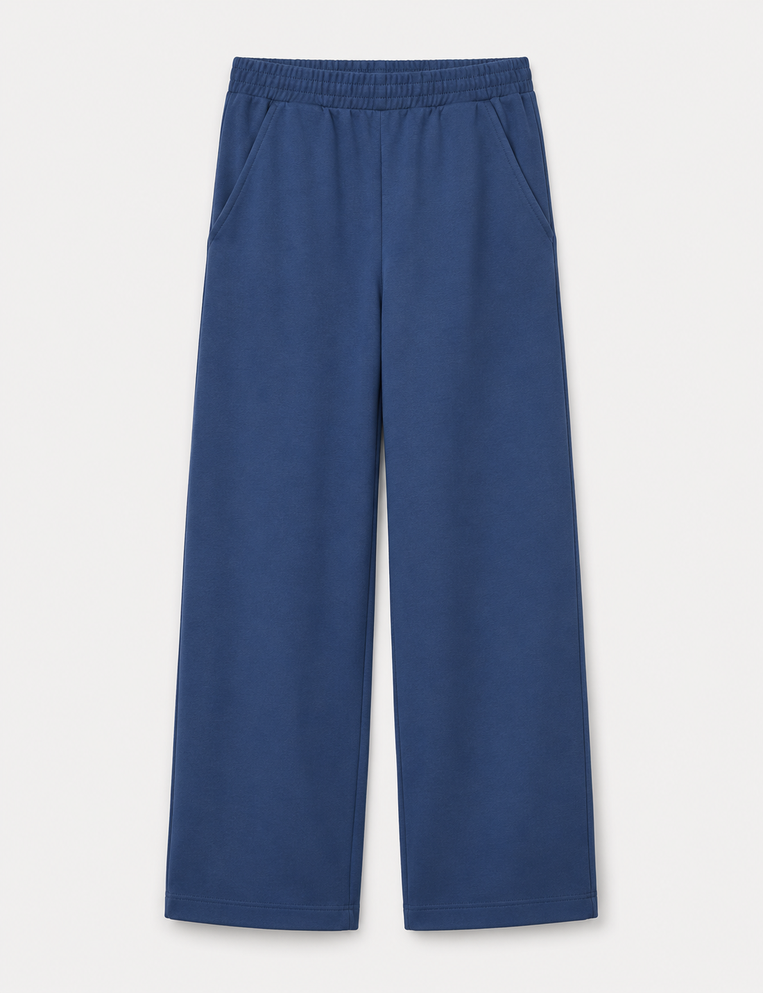 Pantalón Wide-Leg Azul