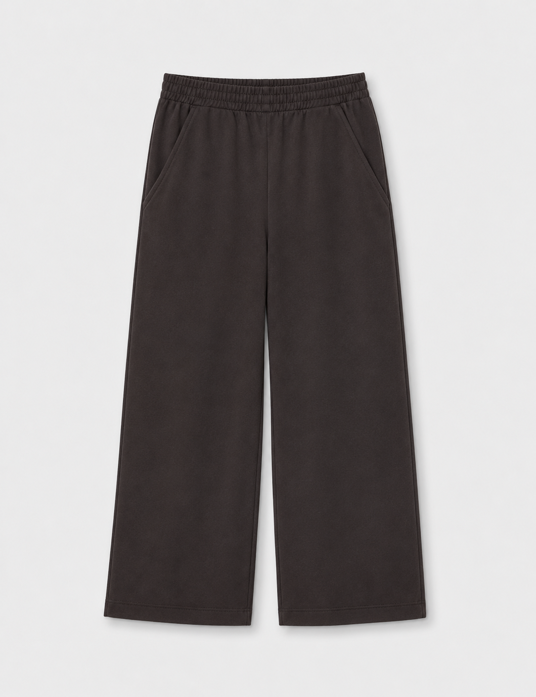 Pantalón Wide-Leg Marrón