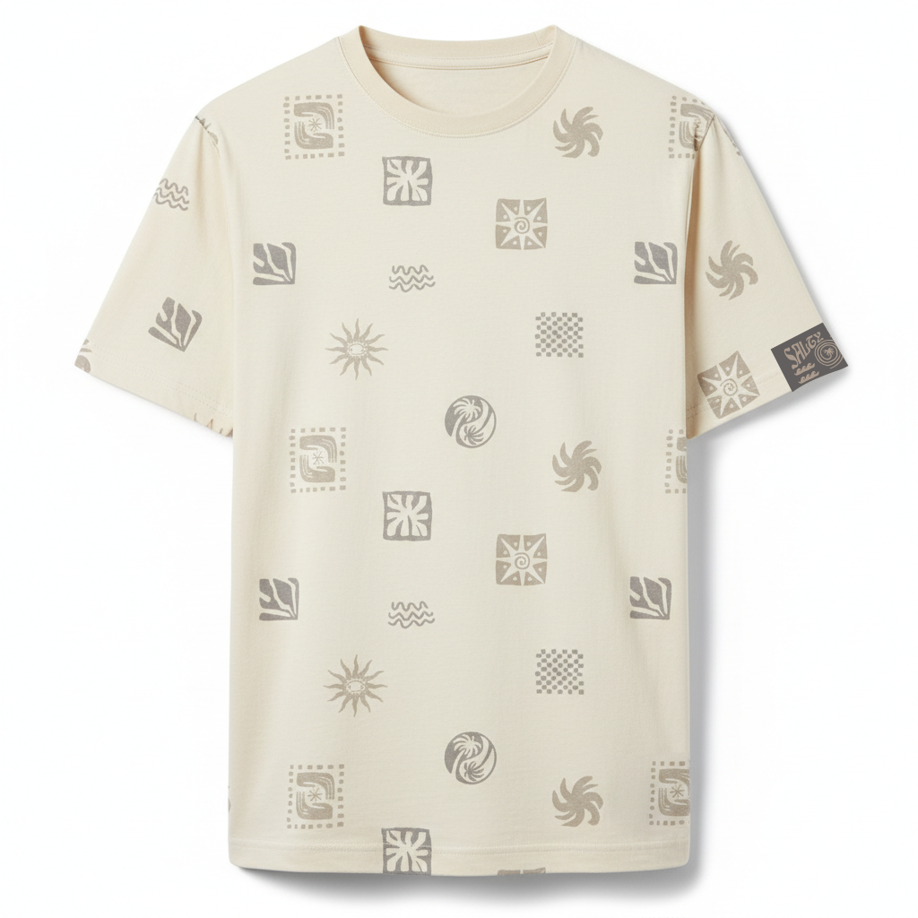 Camiseta Beis Étnica