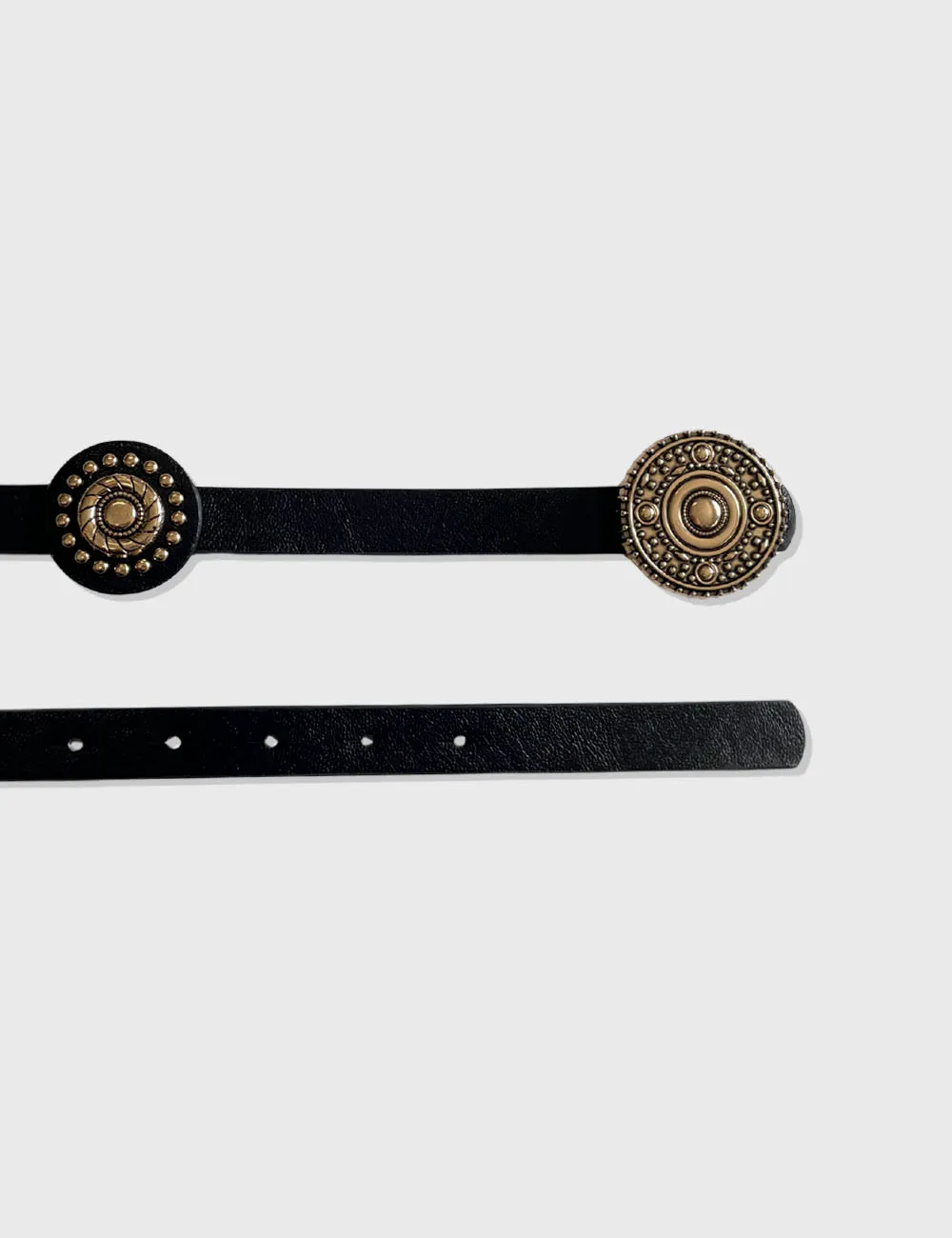 Cinturón Apliques Negro