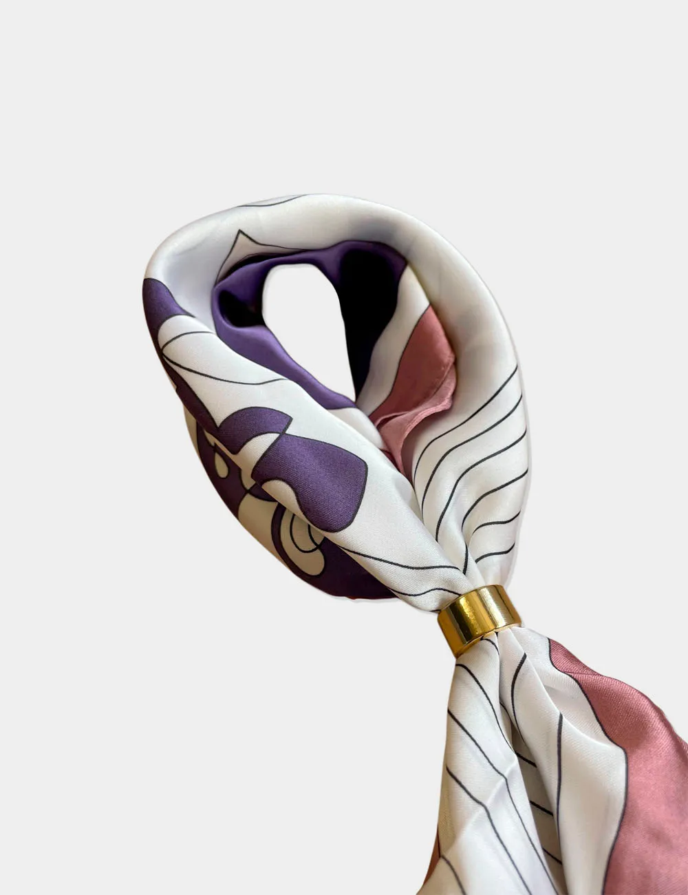 Alternative view of Pañuelo Anilla Morado