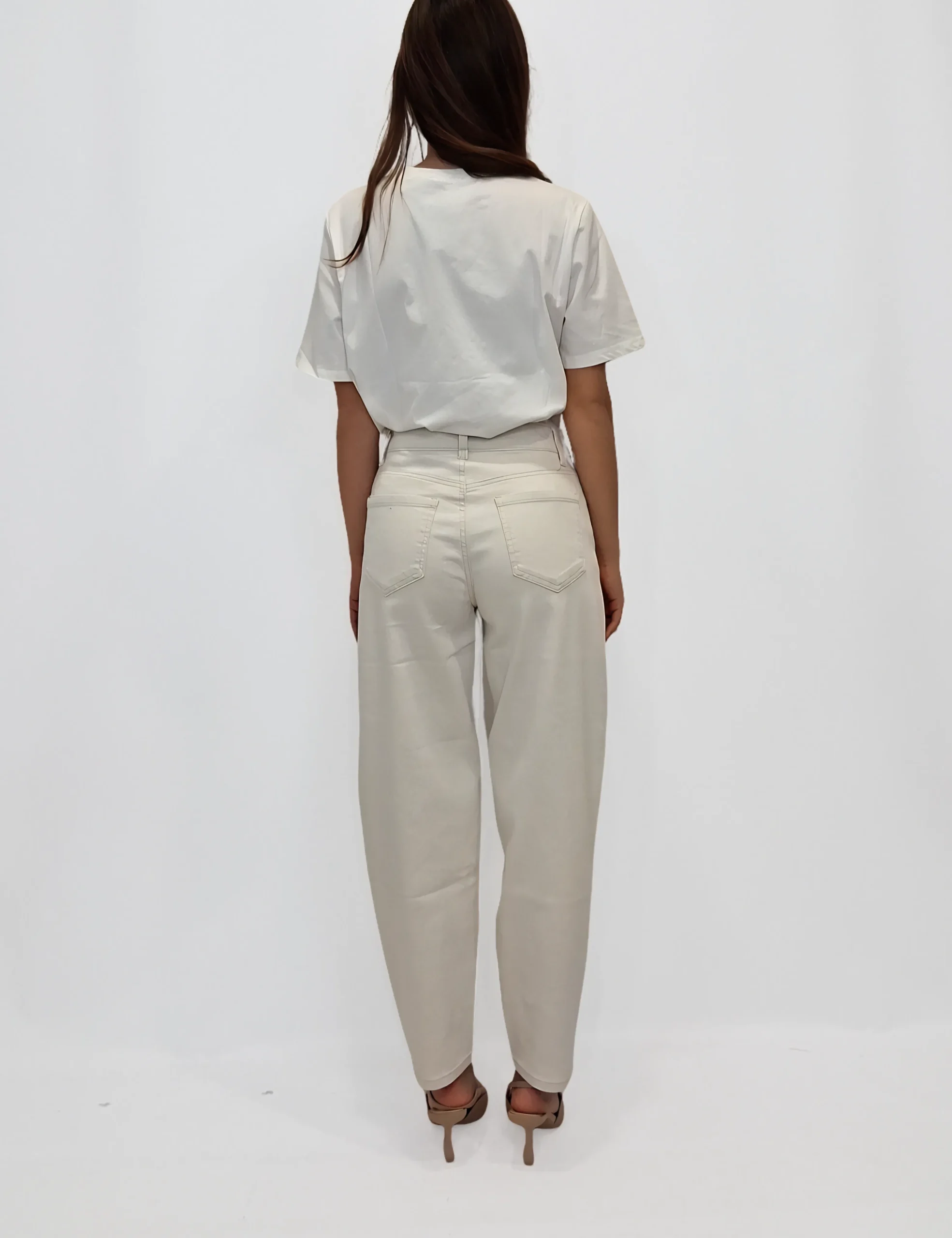Alternative view of Jeans Globo Denim Crema