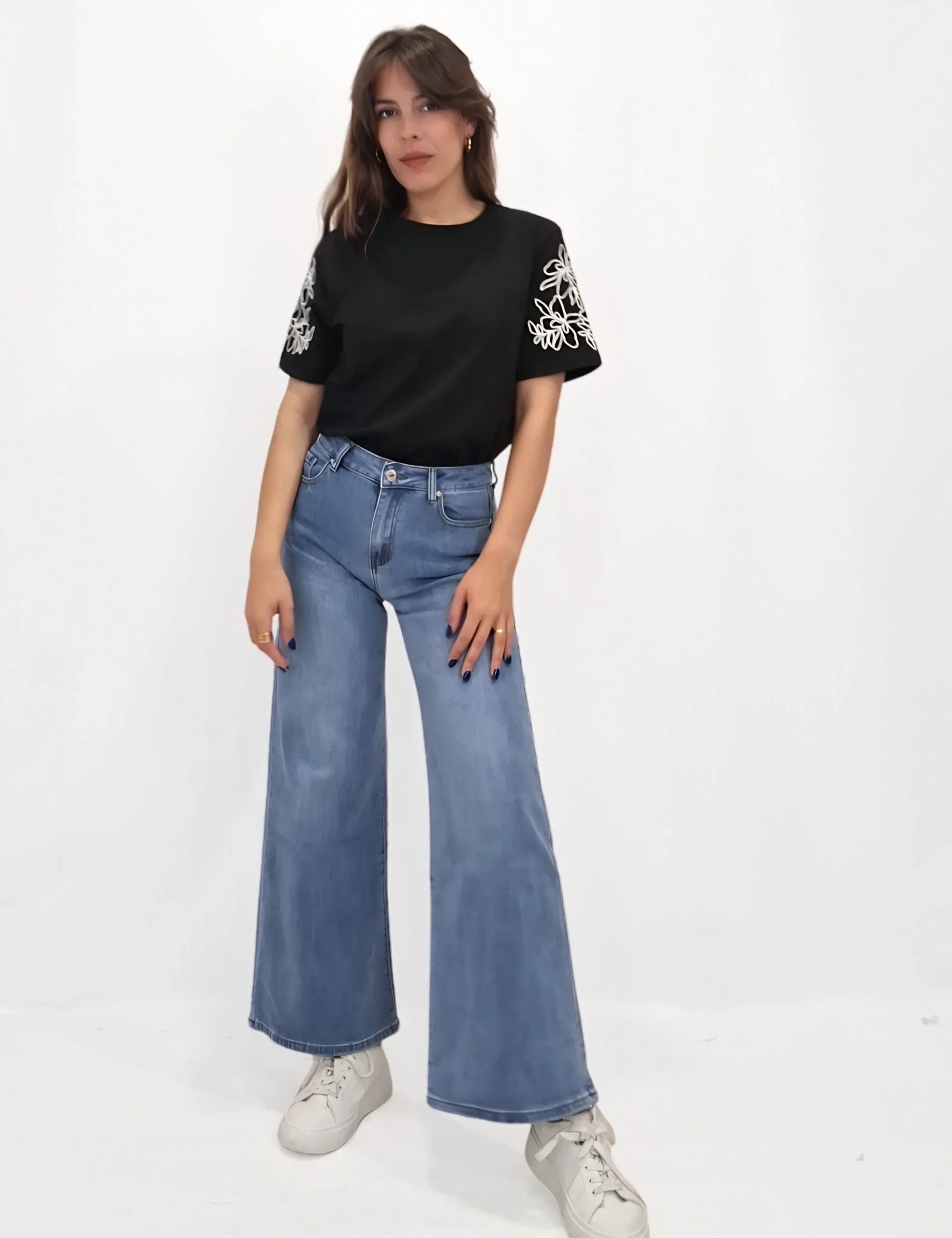 Jeans Wide Leg Claros