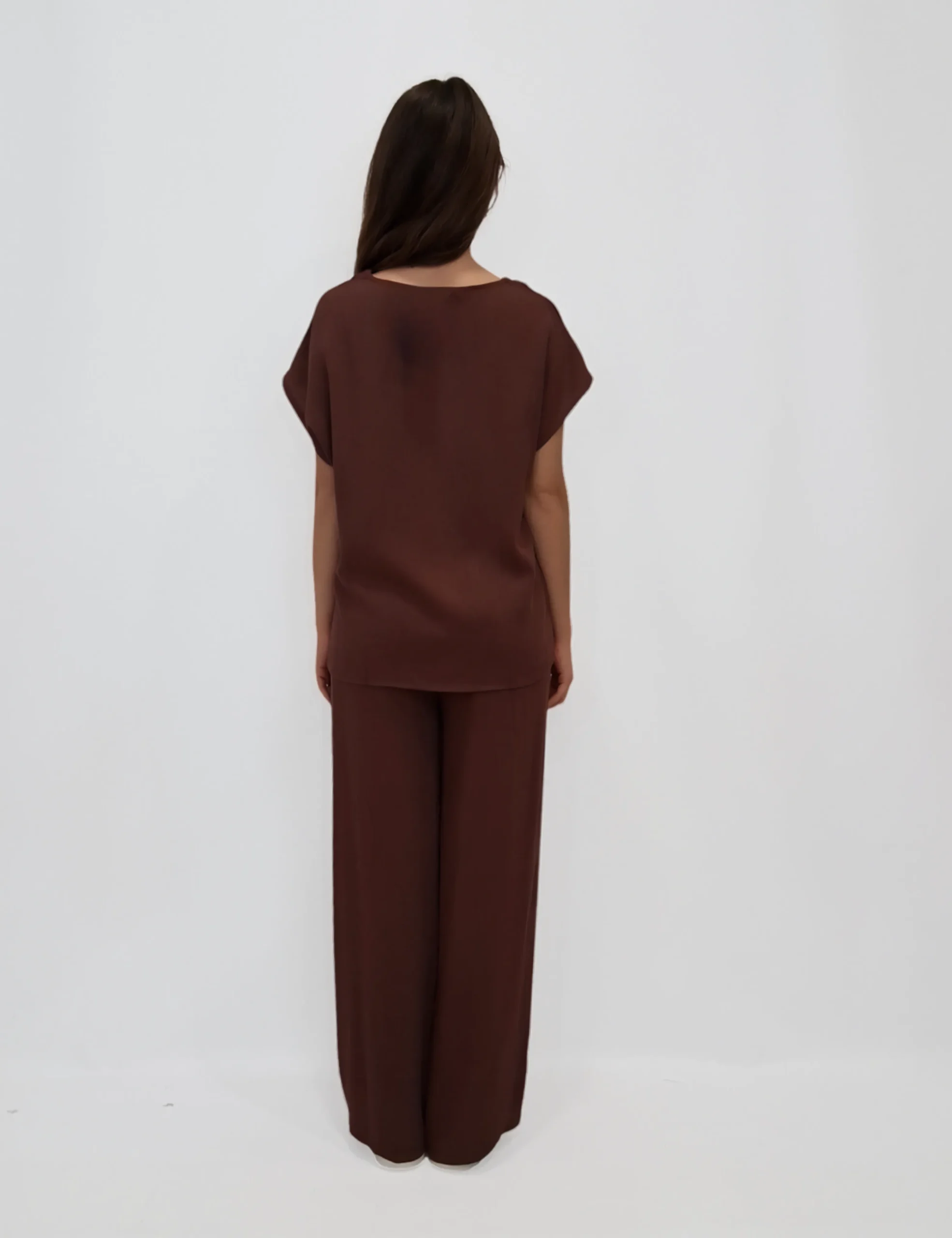 Alternative view of Blusa Cuello Pico Vino