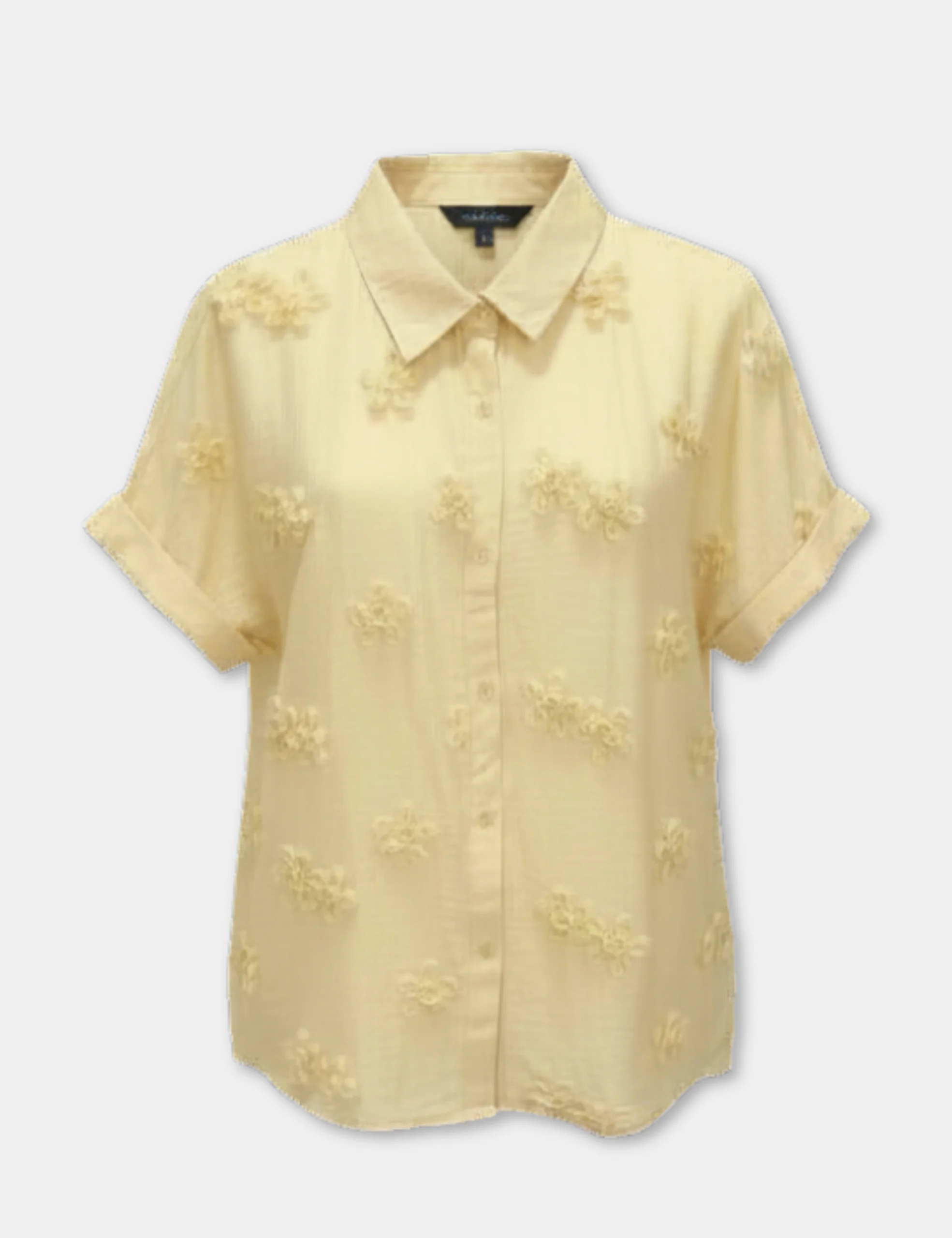 Alternative view of Camisa Flores Amarilla