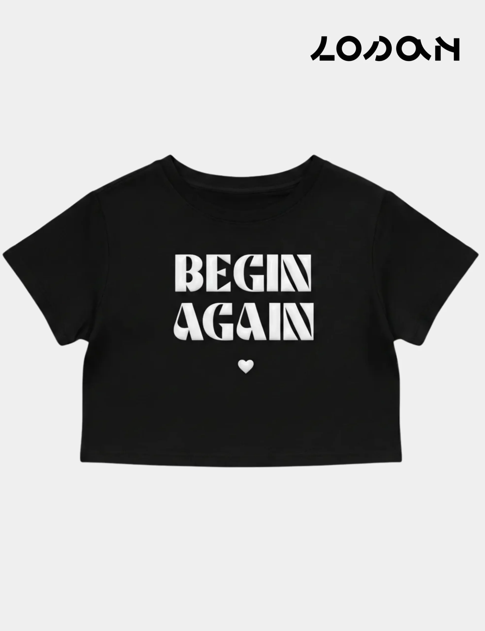 Camiseta Cropped Negra