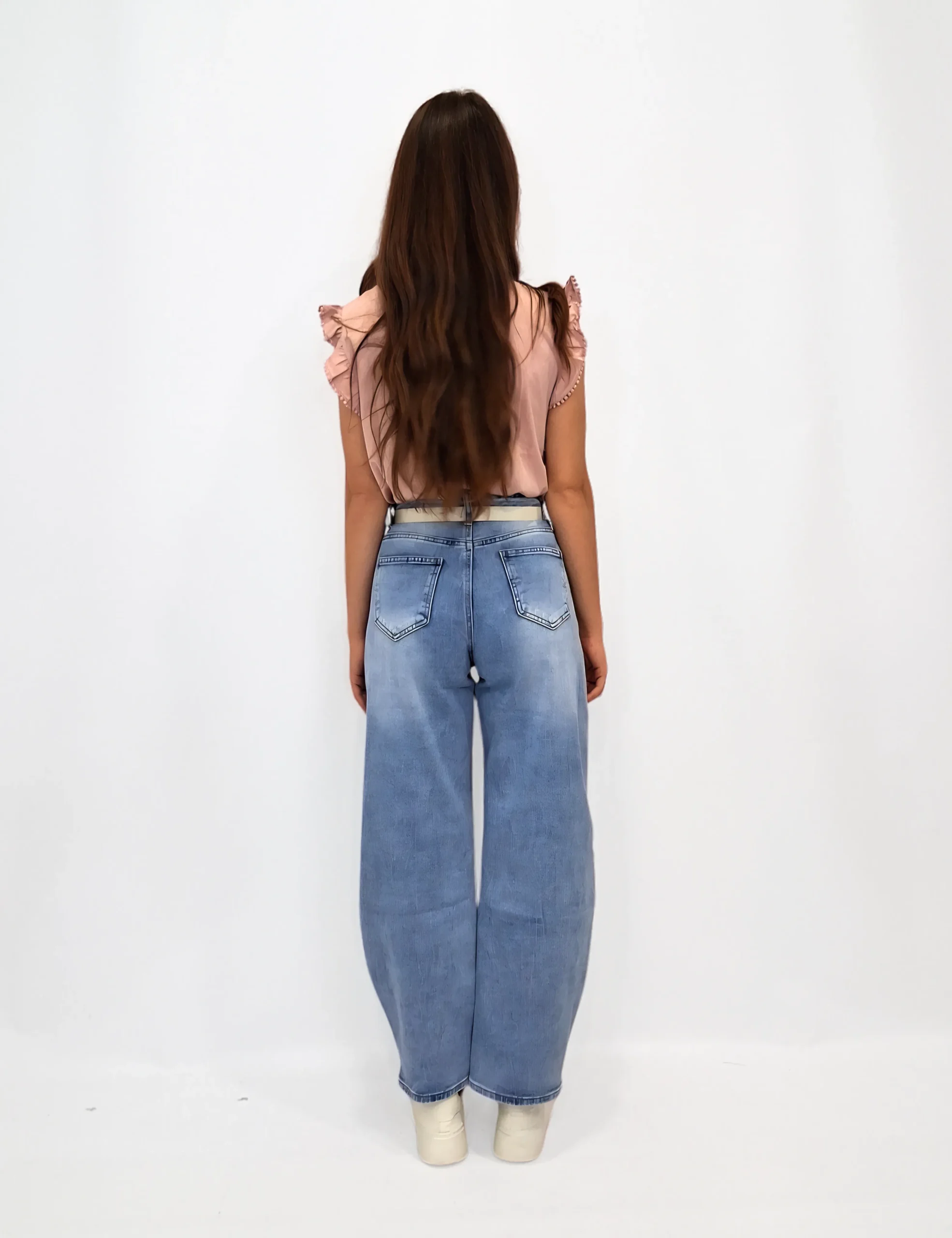 Alternative view of Jeans Globo Denim Claro