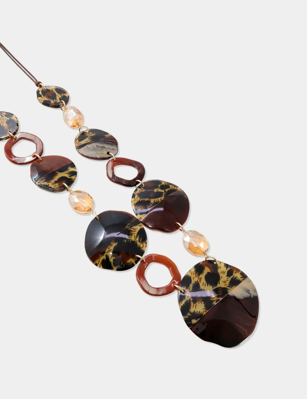 Collar Abalorios Resina Print