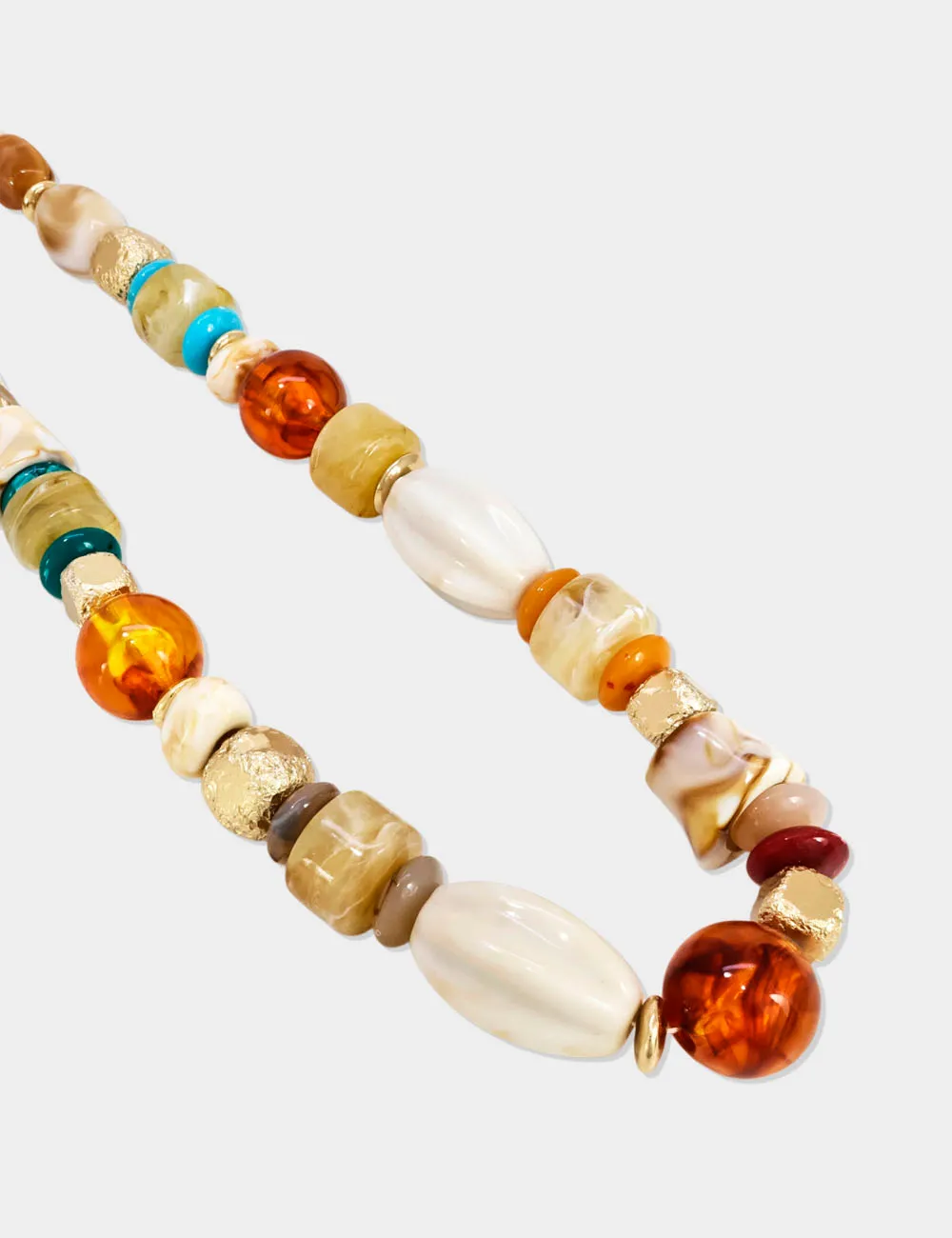 Collar Abalorios Resina